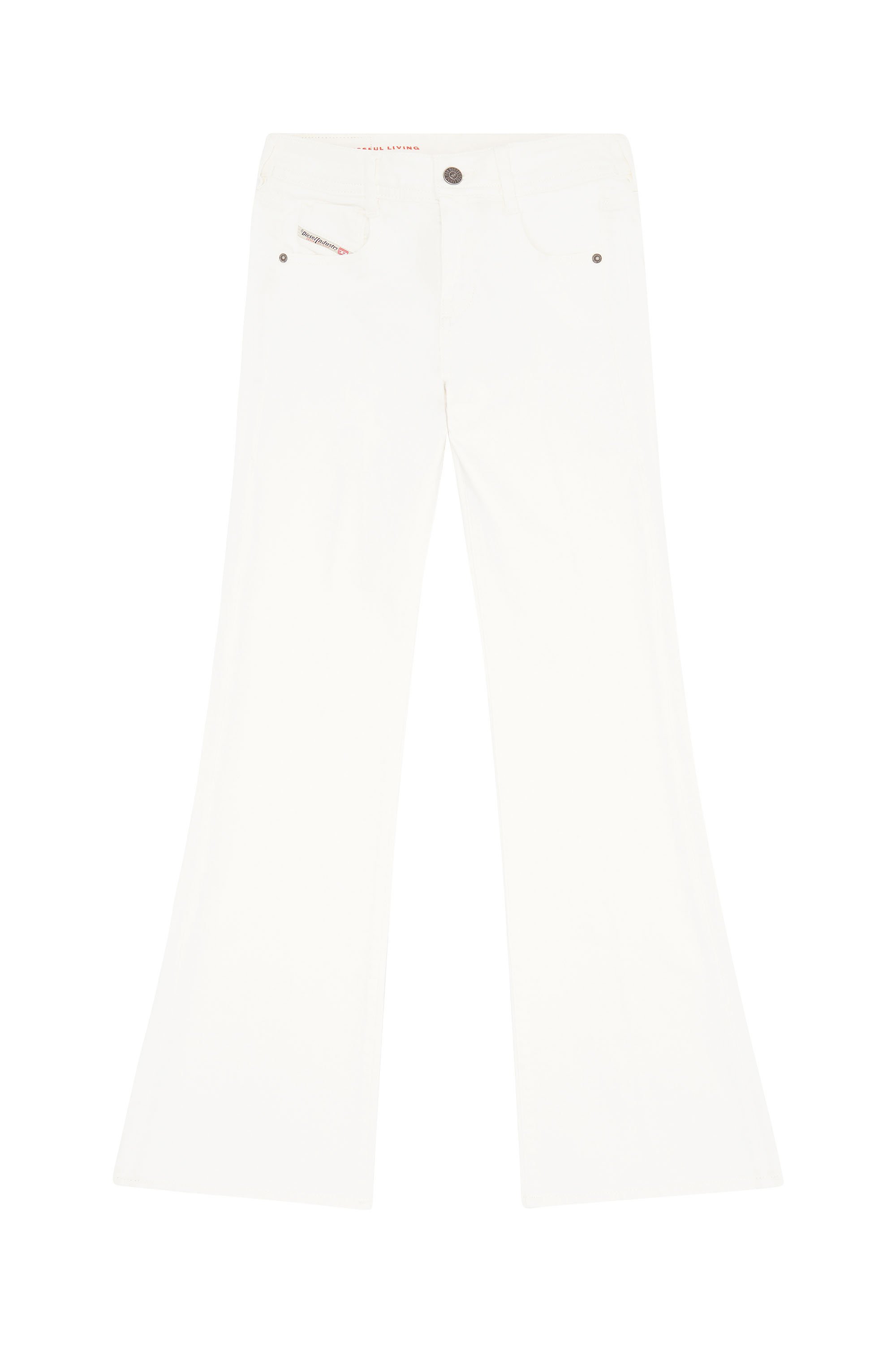 Diesel - 1969 D-Ebbey 09D63 Bootcut and Flare Jeans, Bianco - Image 6