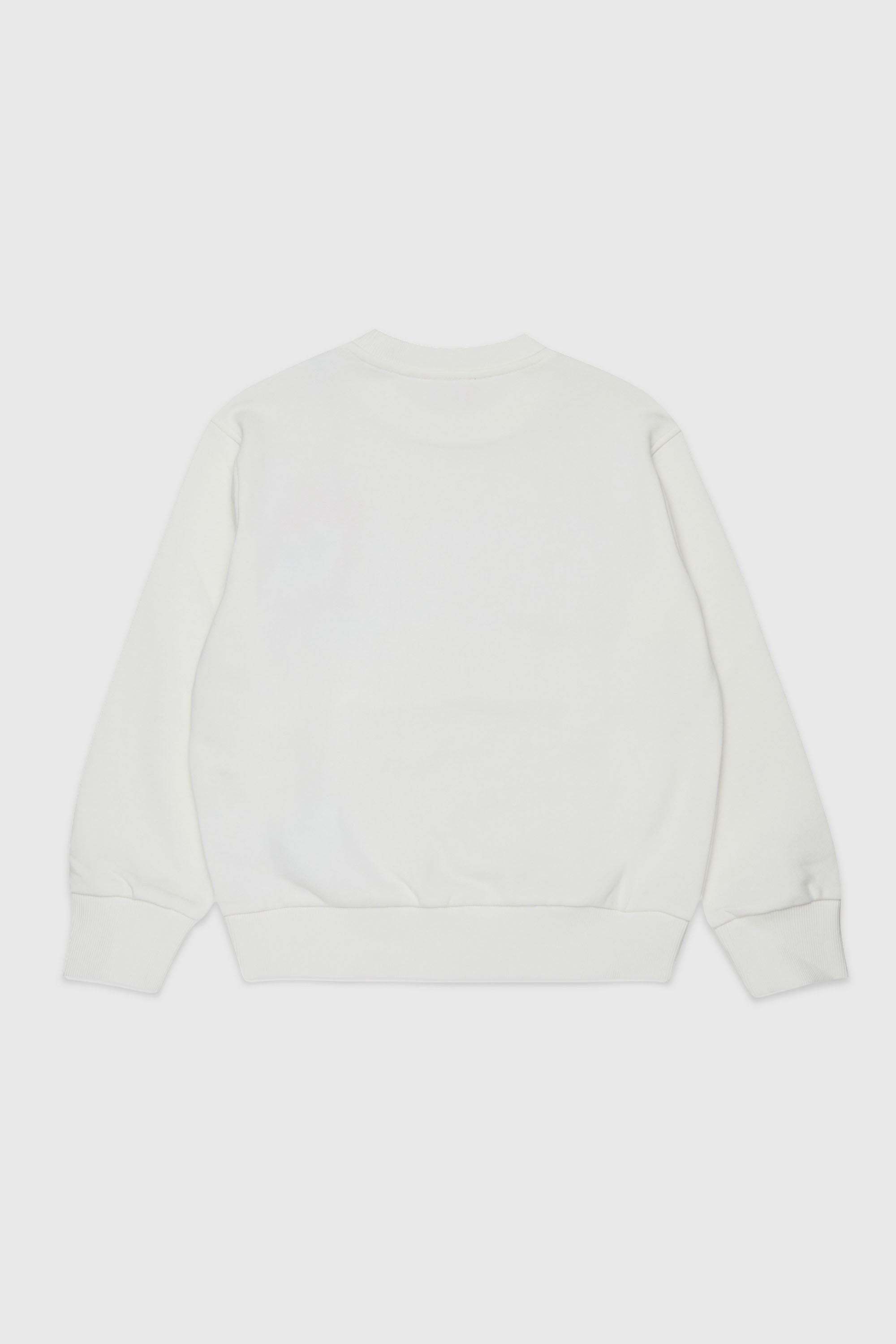 Diesel - SCRAP OVER, Felpa con stampa grafica Oval D Uomo in Bianco - 2