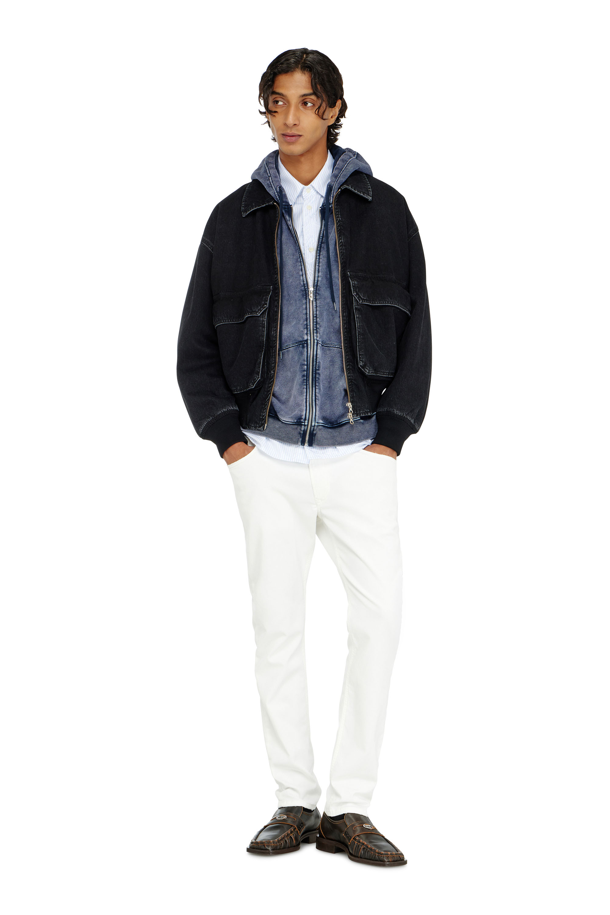 Diesel - Regular 2032 D-Krooley-BW Joggjeans&reg; 068HX Uomo, null - Image 1