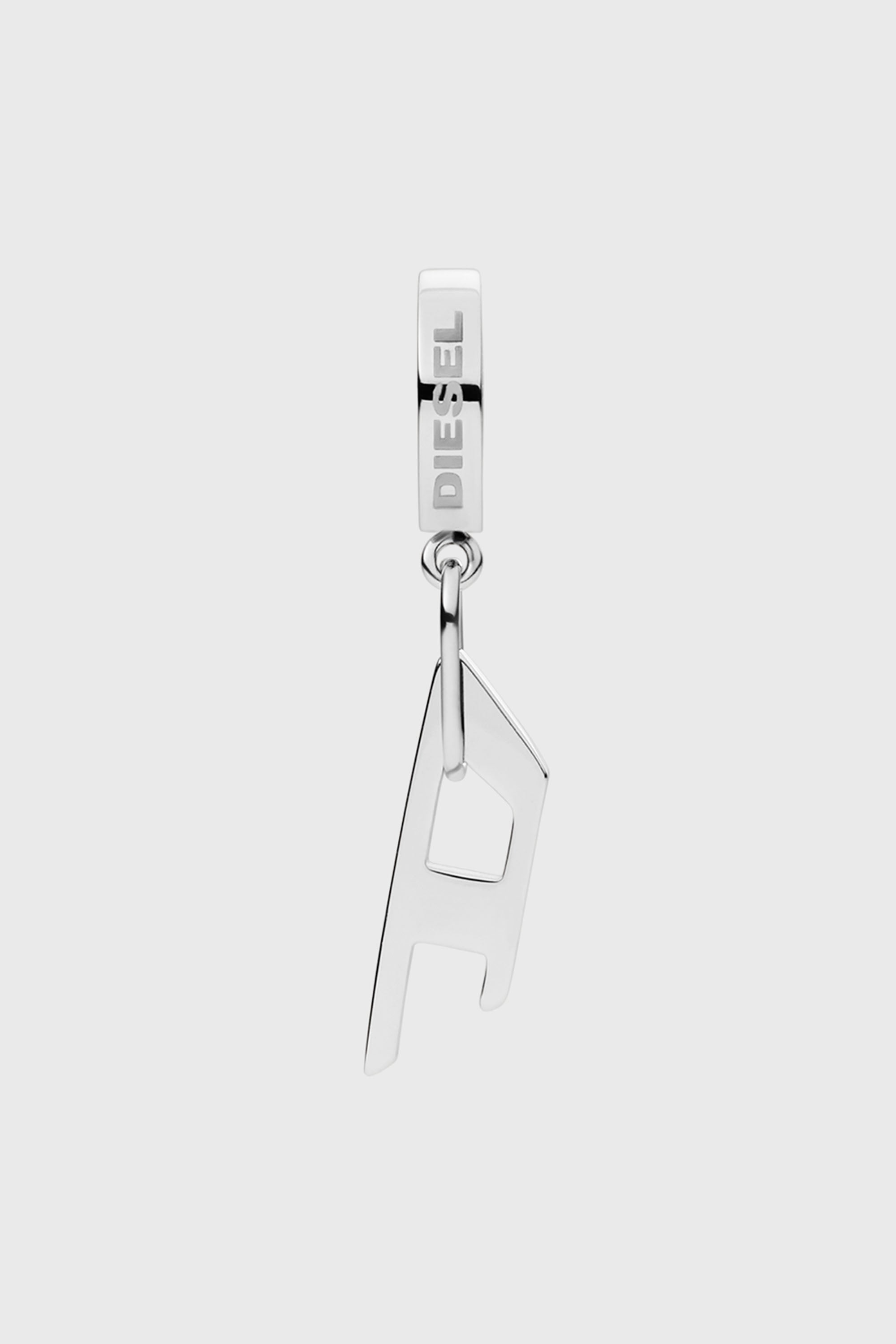 Diesel - DX1336, Orecchino a cerchio in acciaio Unisex in Argento - 2