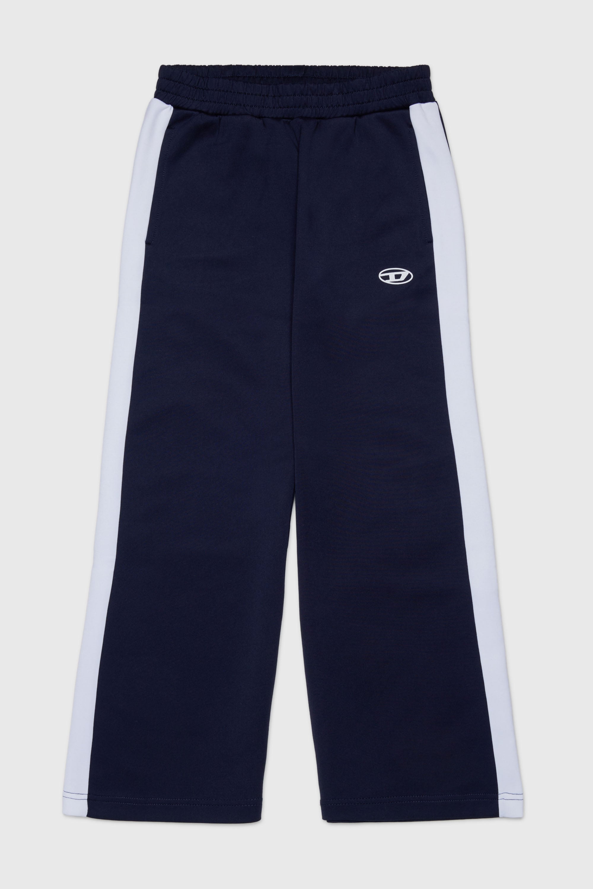 Diesel - PBOS, Pantaloni da tuta con bande laterali Uomo in Blu - 1