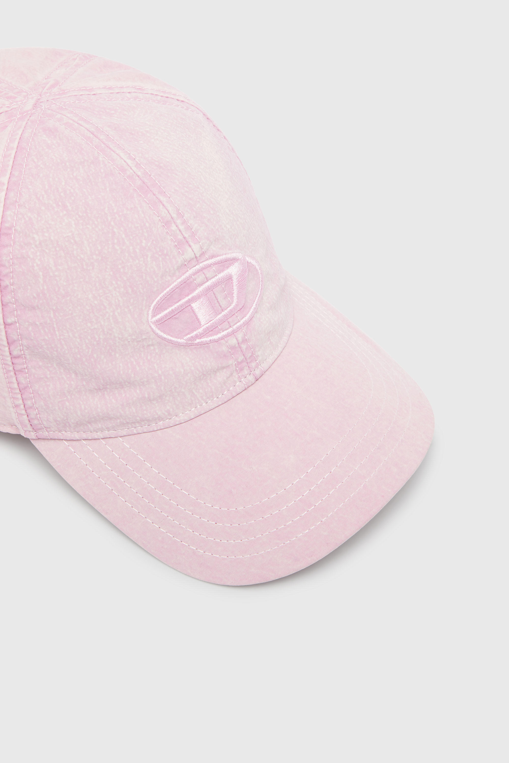 Diesel - C-NYLOFF, Cappellino da baseball con Oval D ricamato Uomo in Rosa - 3
