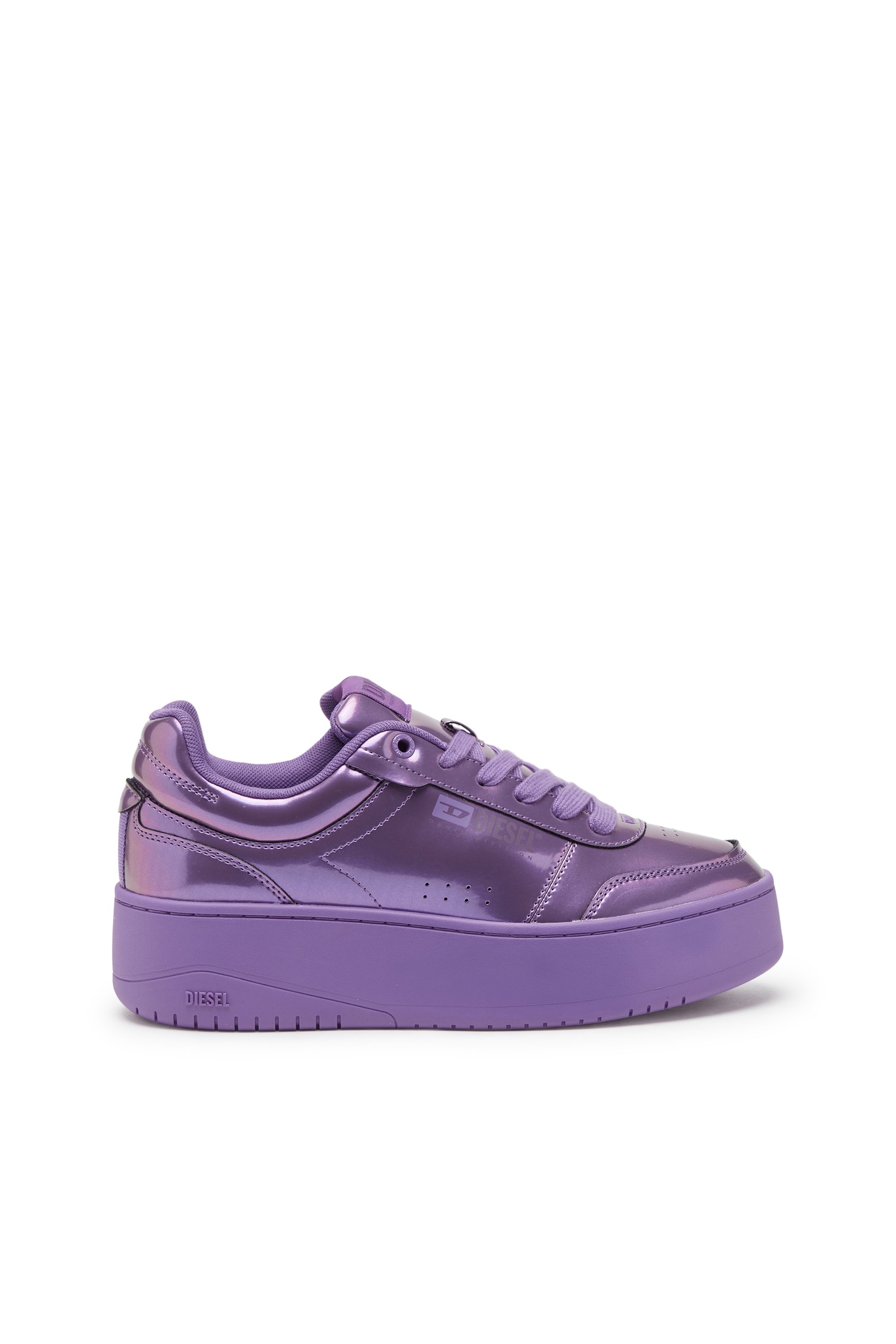 Diesel - S-ATHENE BOLD VTG W, S-Athene-Sneaker platform iridescenti Donna in Viola - 1