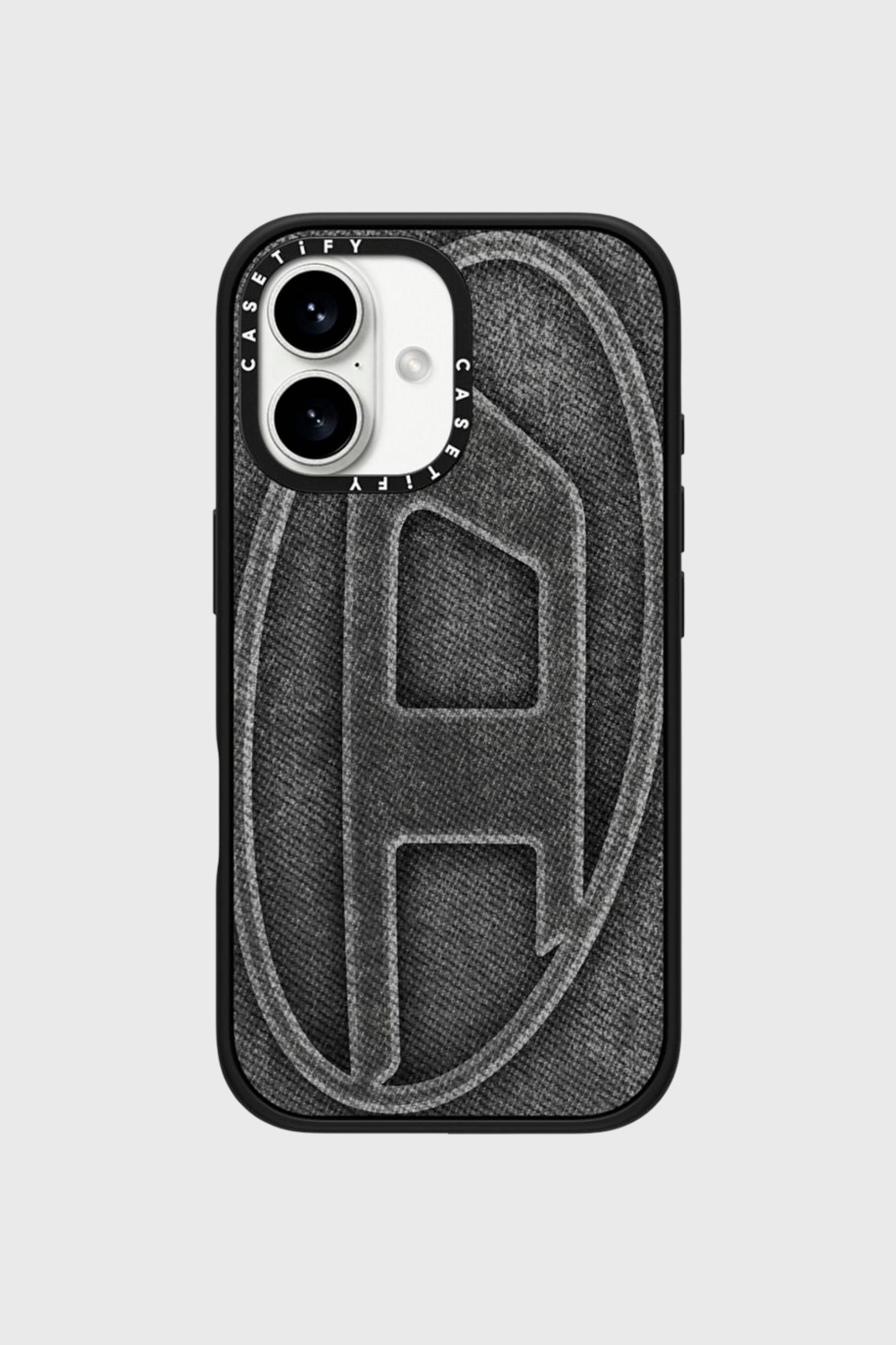 Diesel - 60578 MOULDED CASE, Custodia Oval D impact per iPhone 16 Unisex in Nero - 1