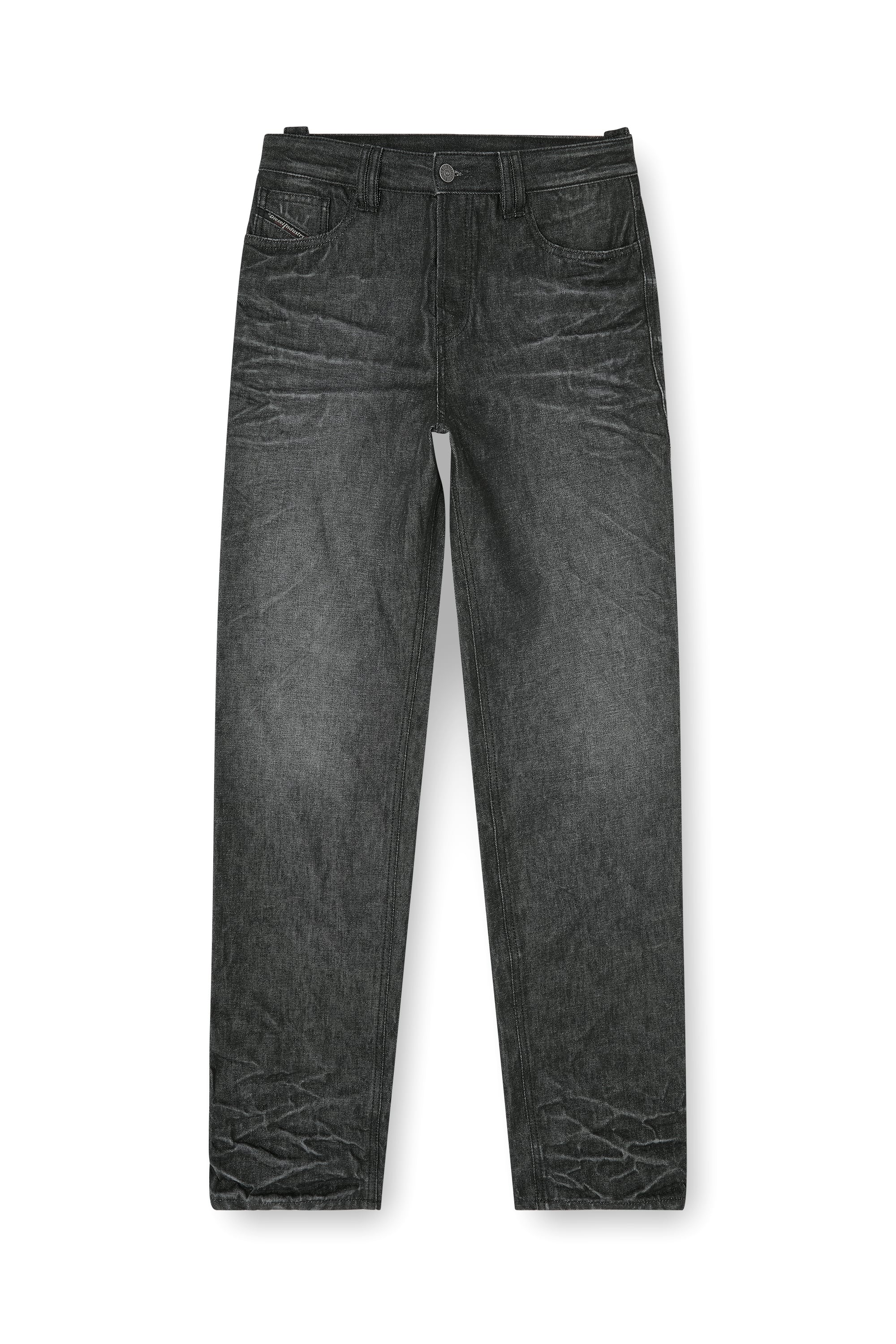 Diesel - Regular Jeans 1991 D-Voeed 09R39 Uomo, Nero/Grigio scuro - Image 2