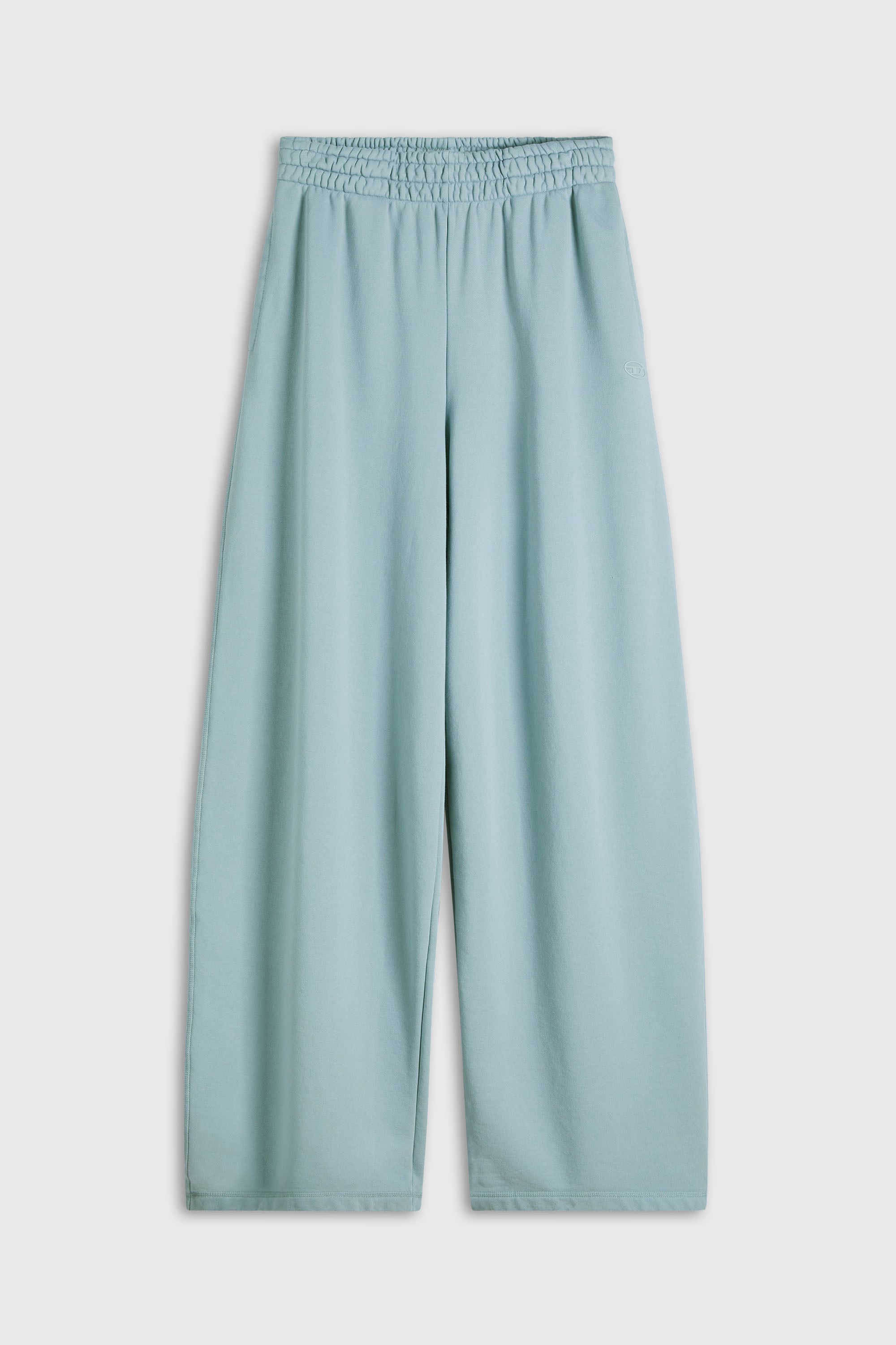 Diesel - P-ZENIA-OD, Pantaloni sportivi larghi con fascia elastica in vita Donna in Blu - 2