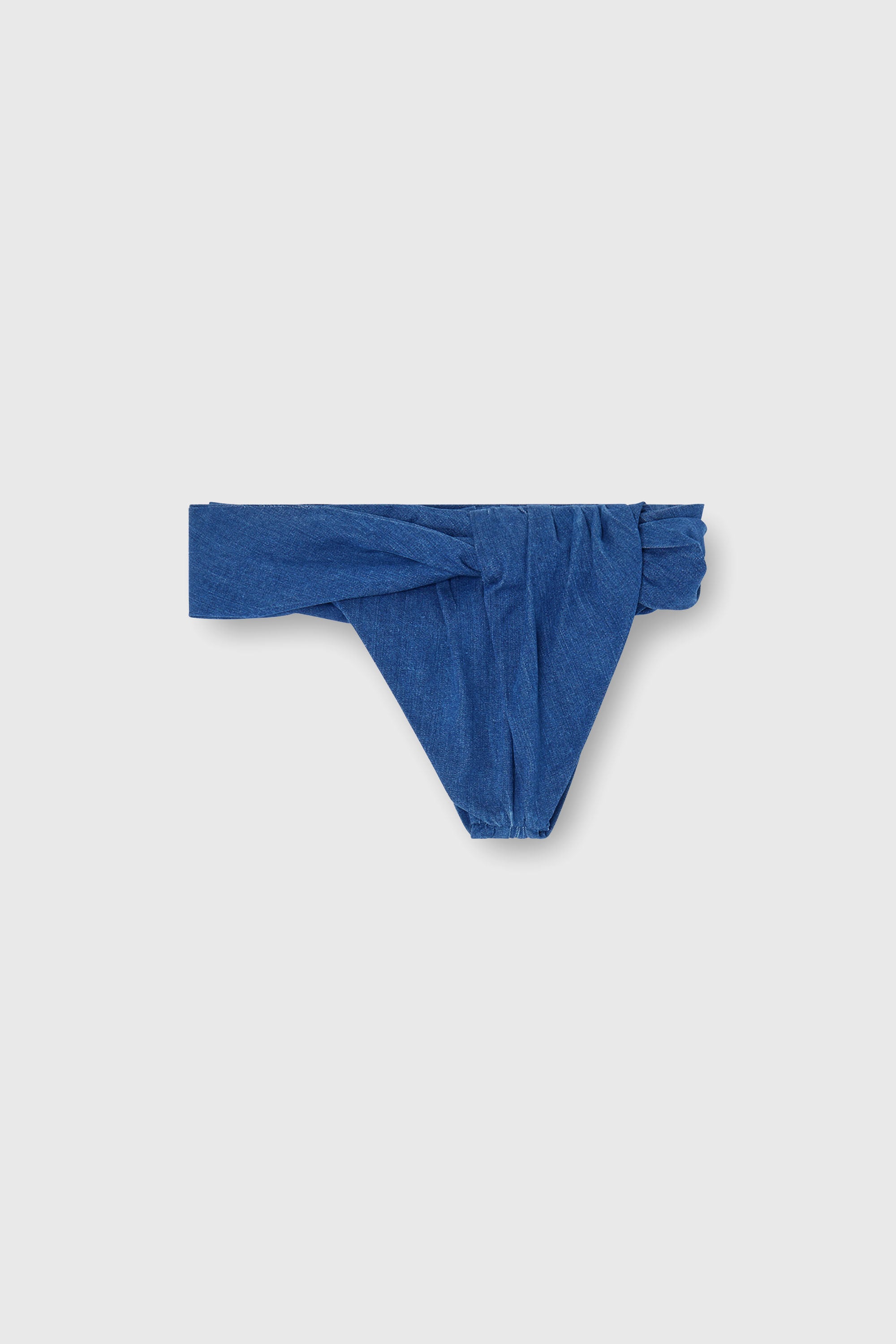 Diesel - DE-ILVY-FSJ, Hot pants twist in denim Donna in Blu - 2