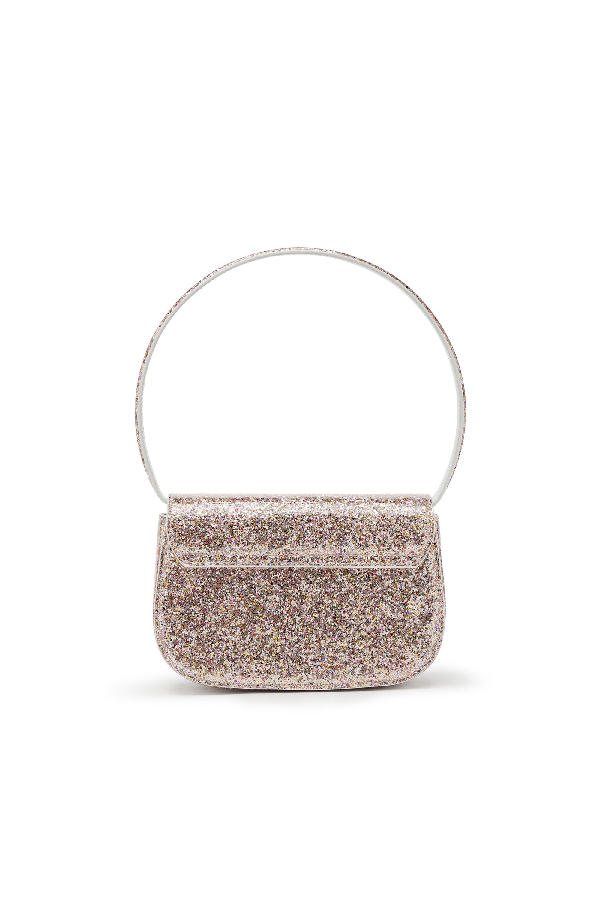 Diesel - 1DR, 1DR-Iconica borsa a spalla con macro glitter Donna in Rosa - 2