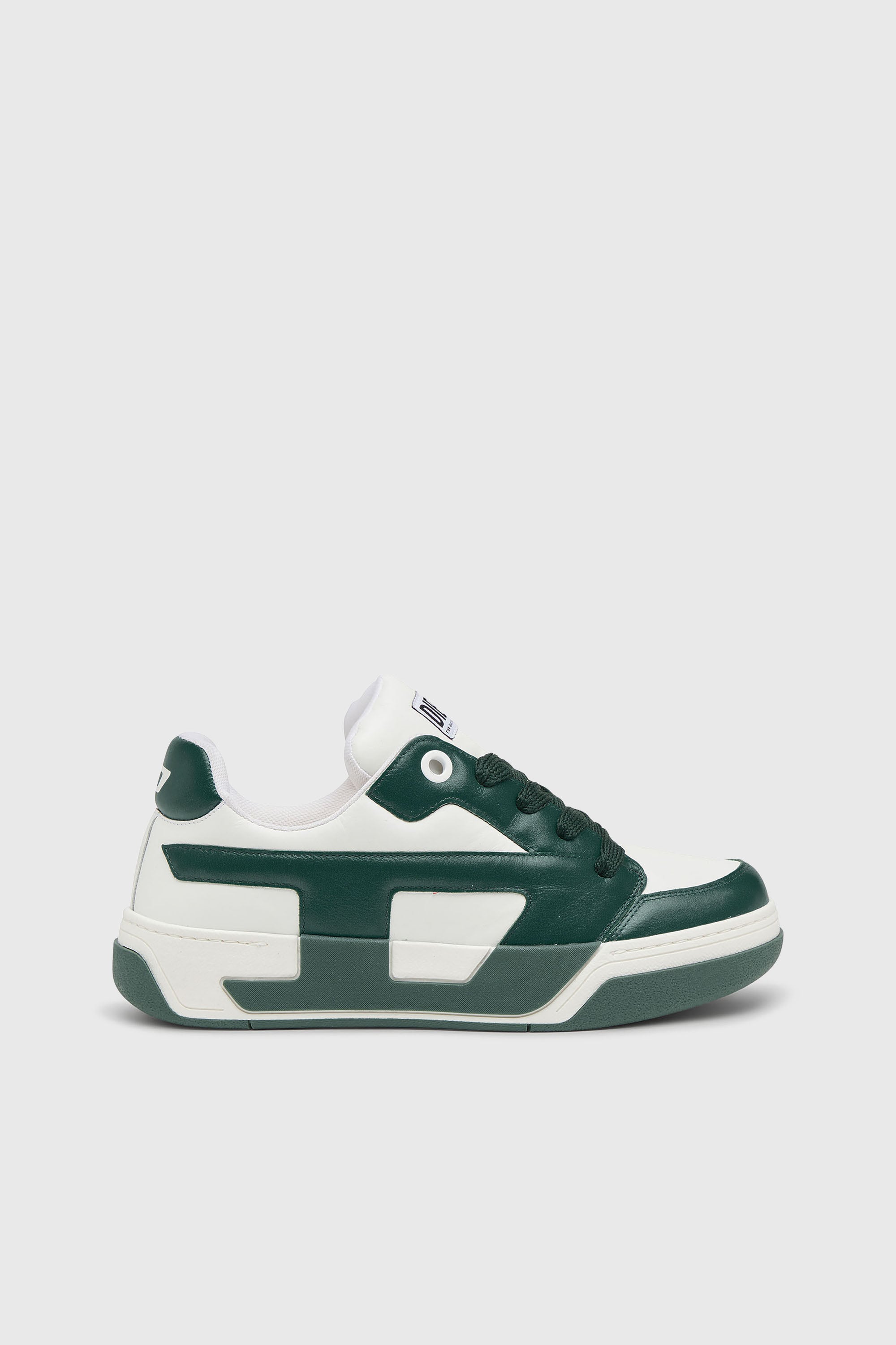 Diesel - S-D-OLLIE LOW, S-D-Ollie-Sneaker da uomo in pelle color block Uomo in Bianco - 1