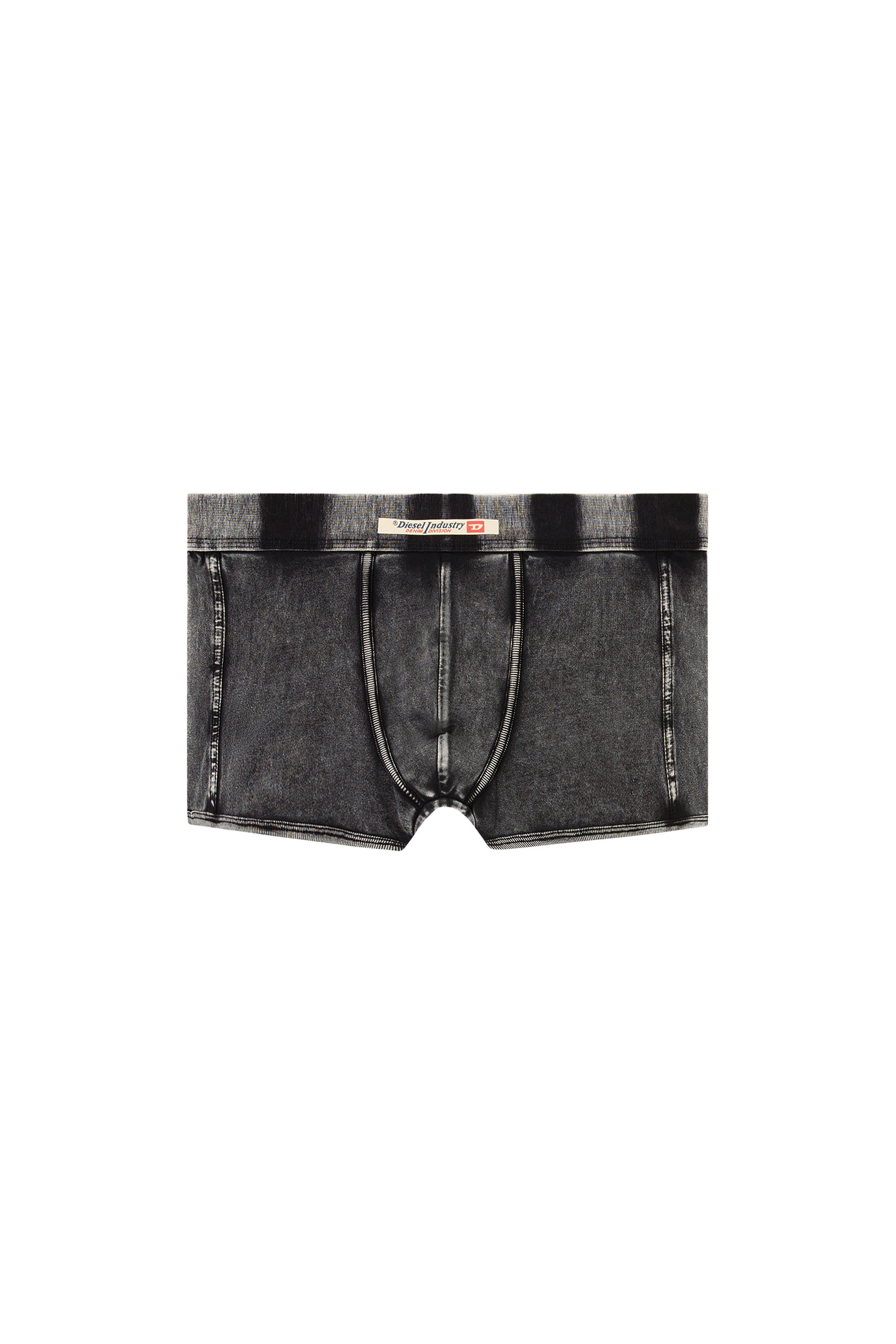 Diesel - DAMIEN-DNM, Boxer effetto denim Uomo in Nero - 4