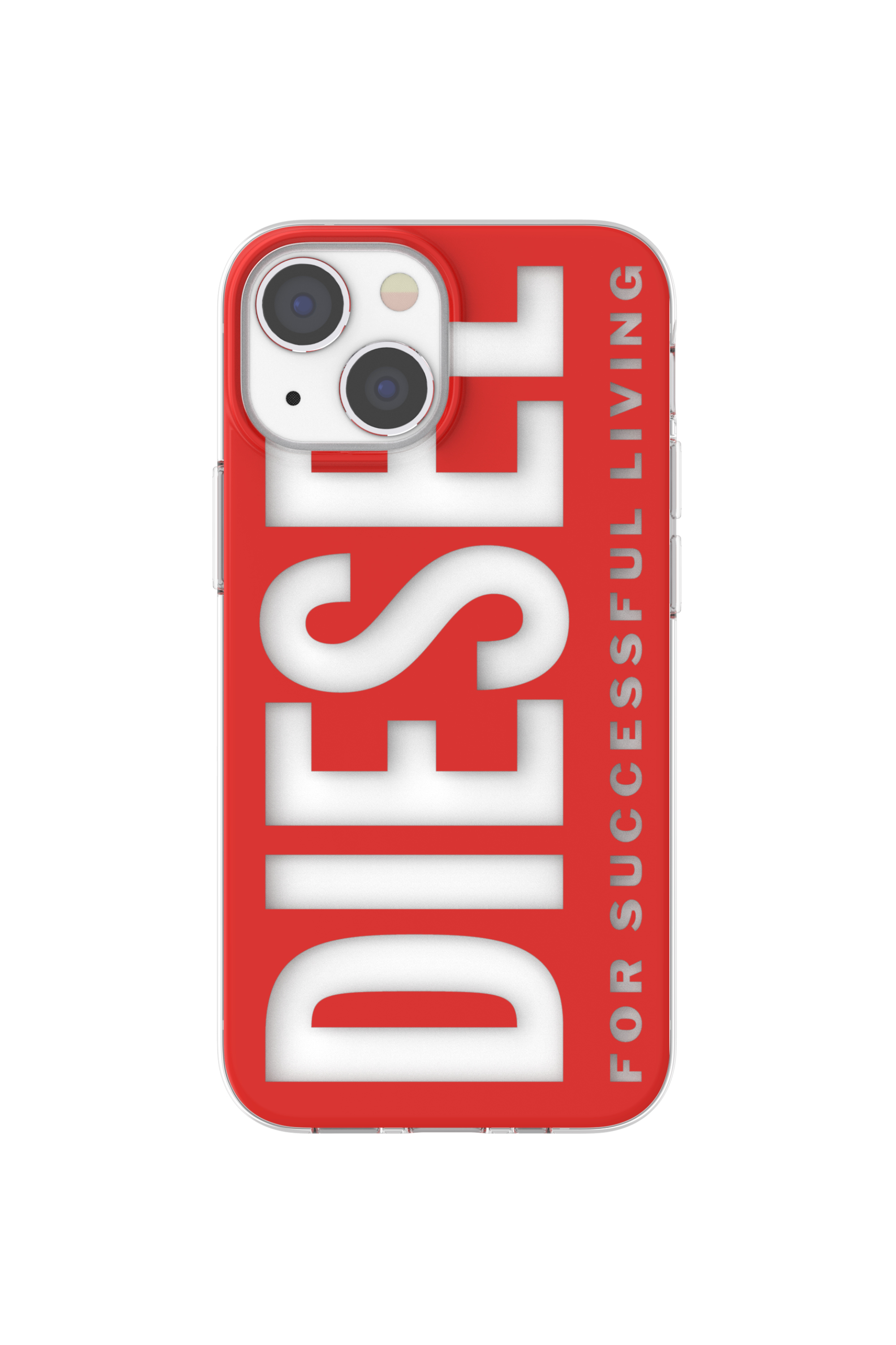 Diesel - 47201 STANDARDASE, Cover translucida in TPU per iPhone 13 mini Unisex in Rosso - 2