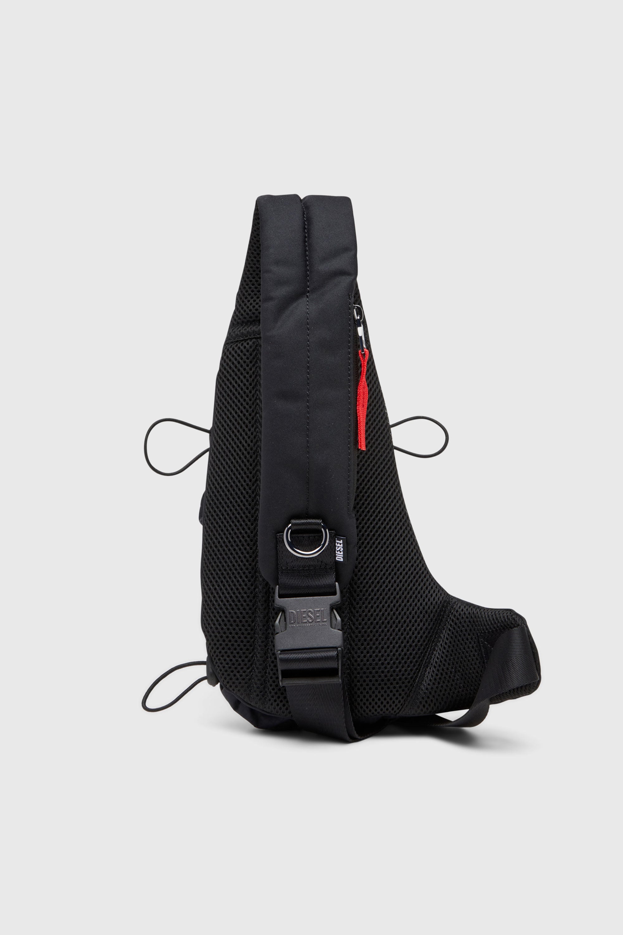 Diesel - ZIP-D CROSSBODY X, Zip-D-Borsa monospalla in shell jacquard Uomo in Nero - 2