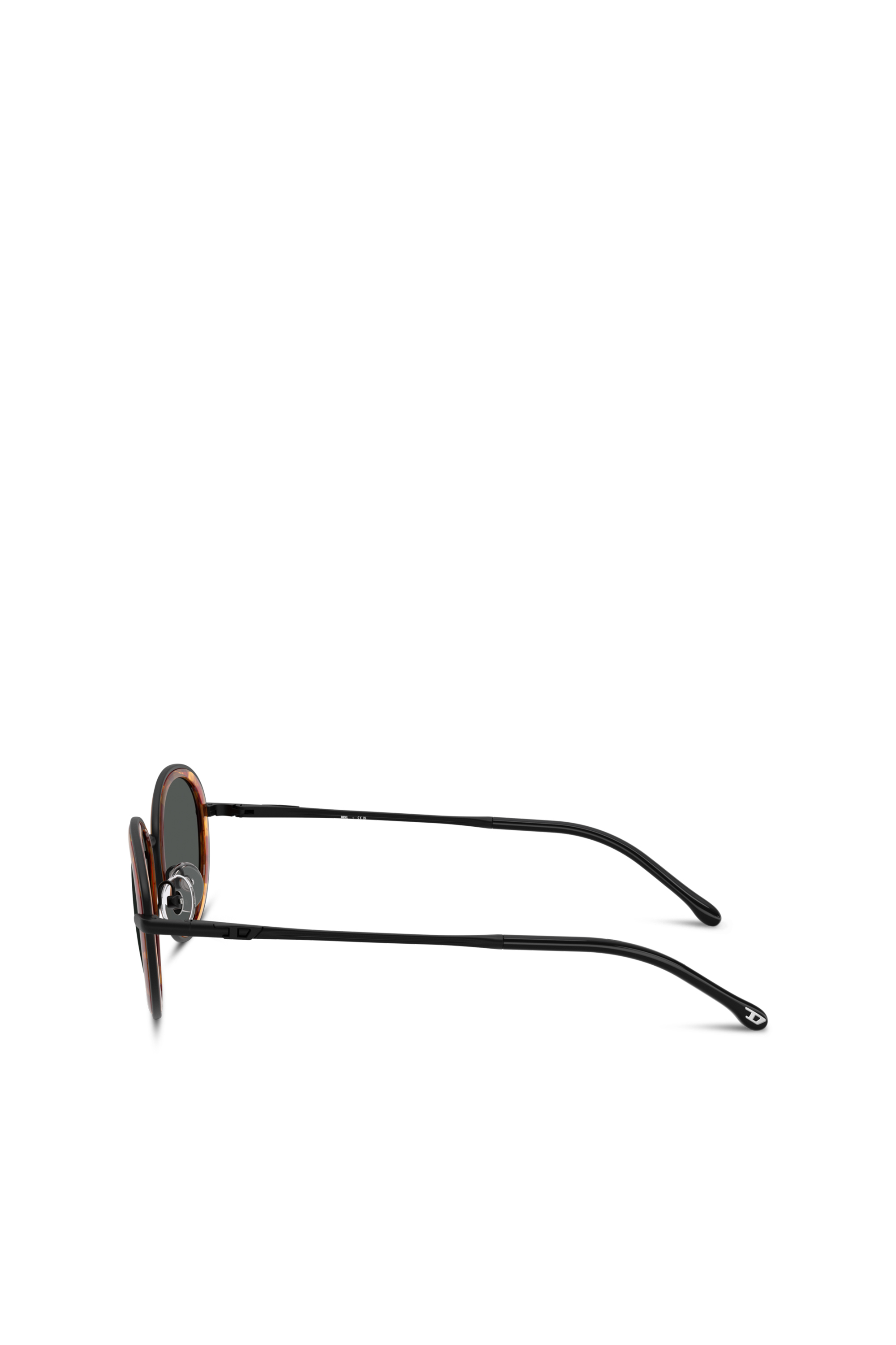 Diesel - 0DL1018, Occhiali da sole ovali Unisex in Nero - 3