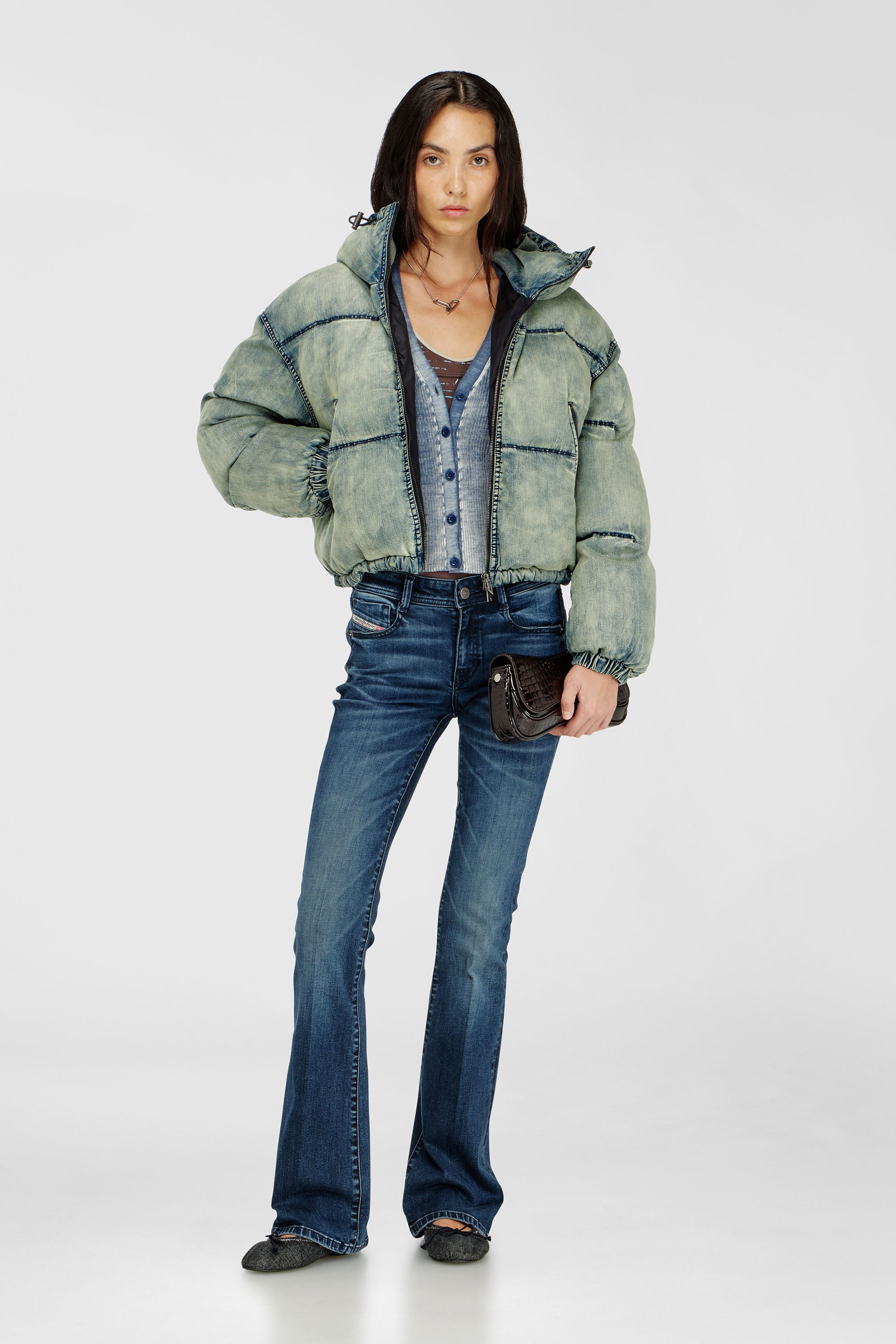 Diesel - Bootcut Jeans 1969 D-Ebbey 0ILDY Donna, Blu Scuro - Image 1