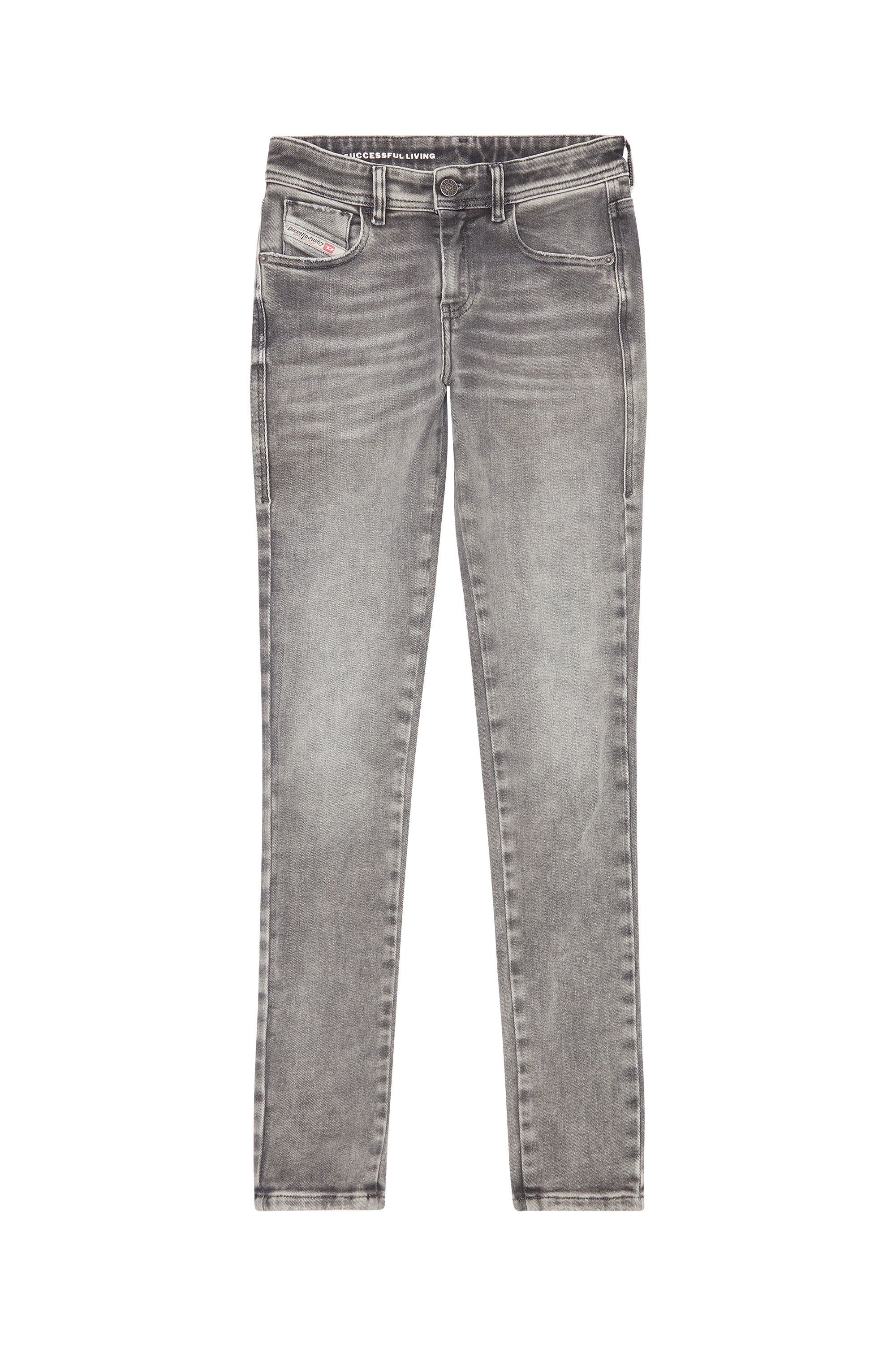 Diesel - Super skinny Jeans 2017 Slandy 068GL, Grigio - Image 4