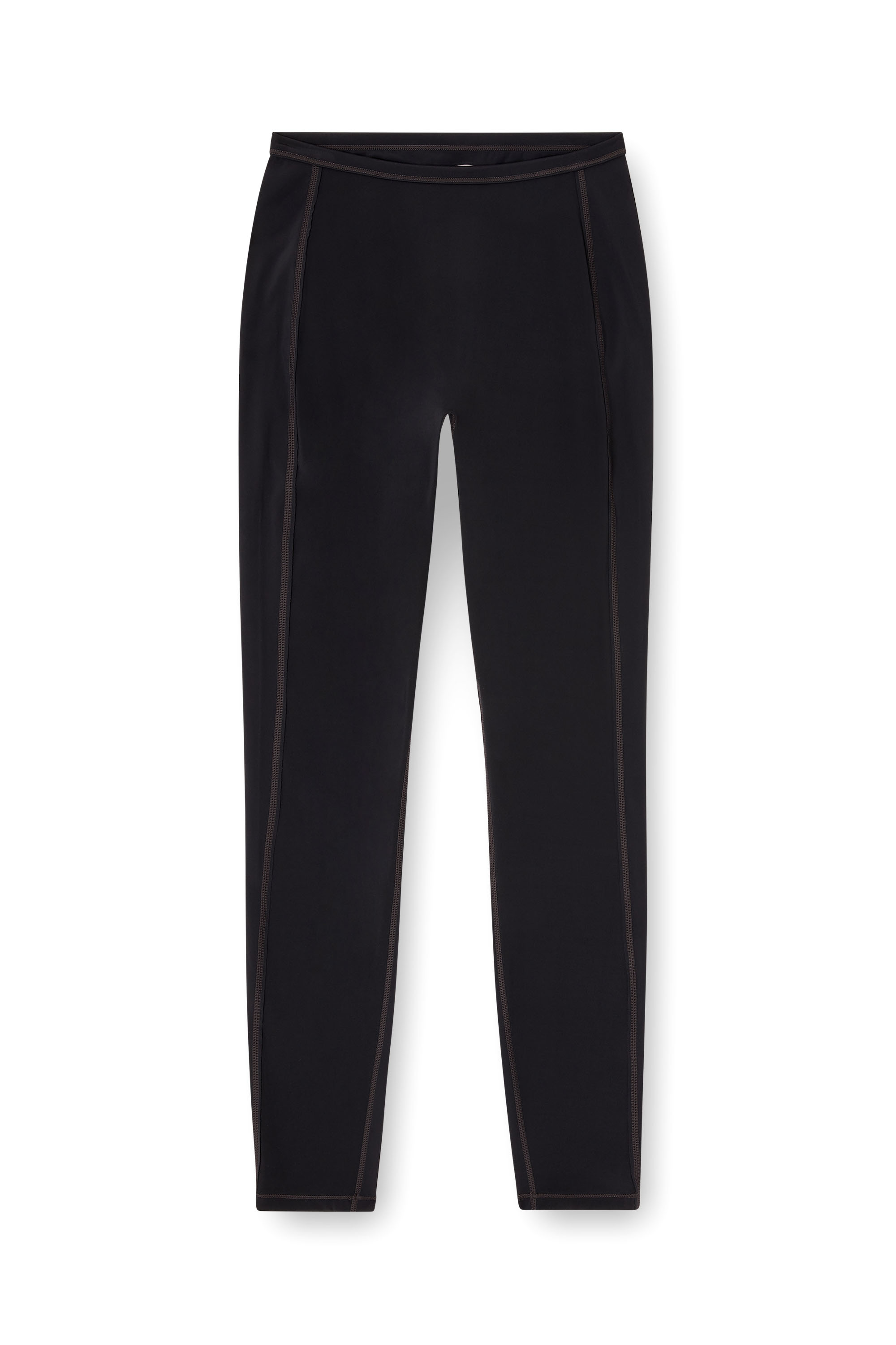 Diesel - MEREDITH-UTLT, Leggings in nylon con Oval D e aperto sulla schiena Donna in Nero - 3