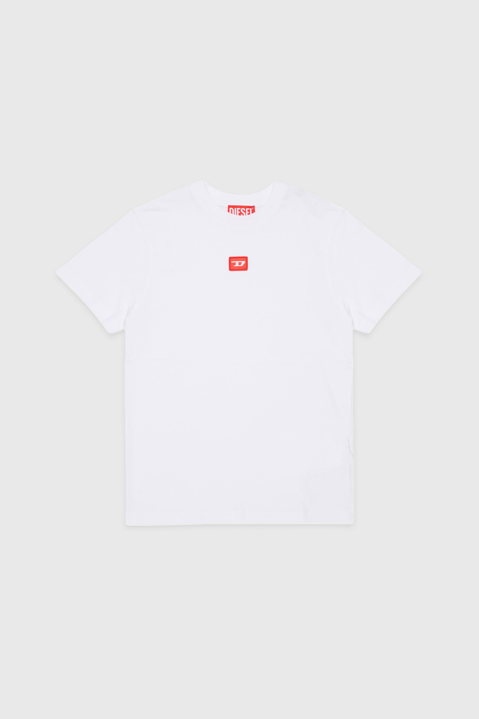 Diesel - TXDIEGO, T-shirt in cotone con patch Uomo in Bianco - 1