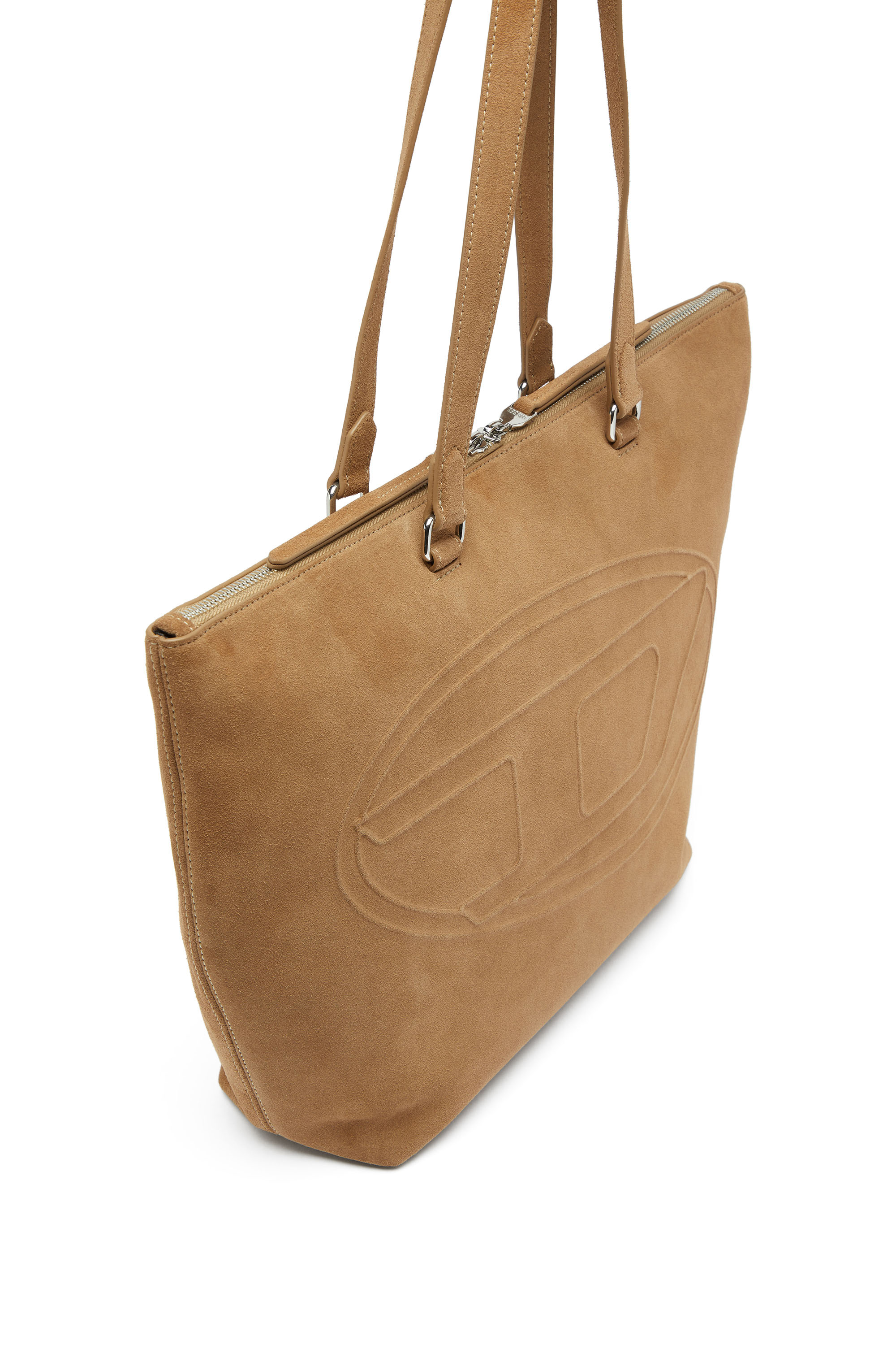 Diesel - 1DR DOME TOTE E/W, 1DR Dome - Borsa tote scamosciata con Logo Oval D Unisex in ToBeDefined - 5