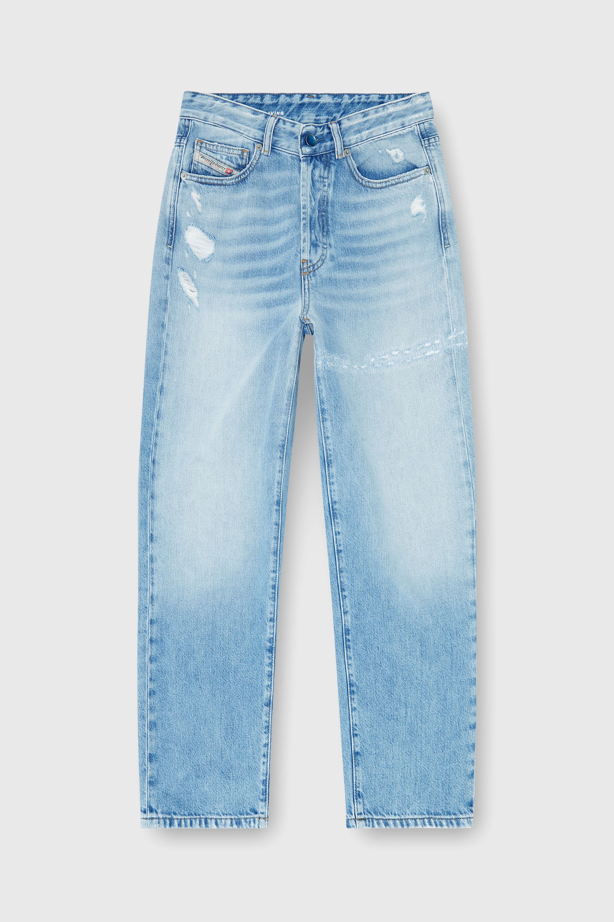 Diesel - Regular Jeans 1981 D-Went 09P49 Donna, Blu Chiaro - Image 2