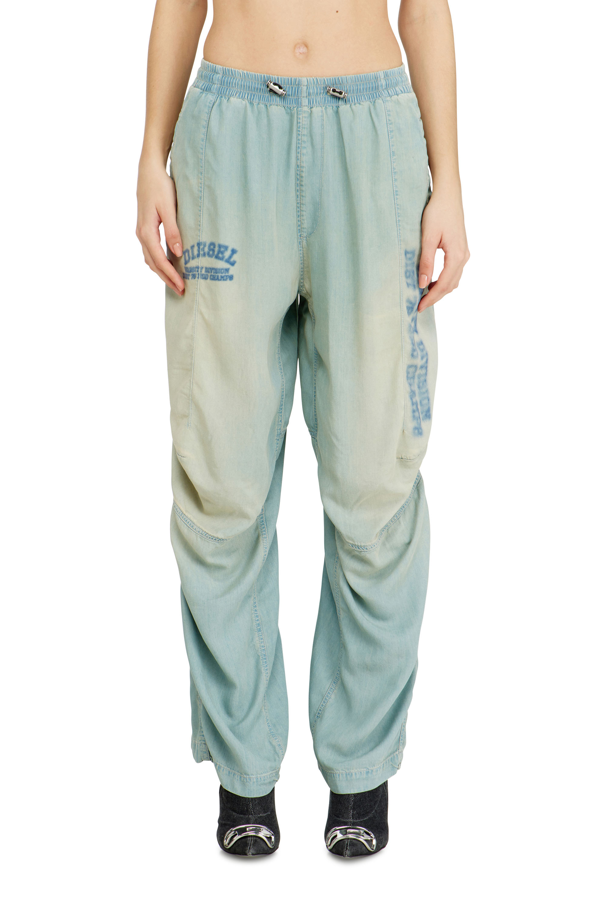 Diesel - Relaxed Jeans D-Pari 0ADCF Unisex, Blu Chiaro - Image 2