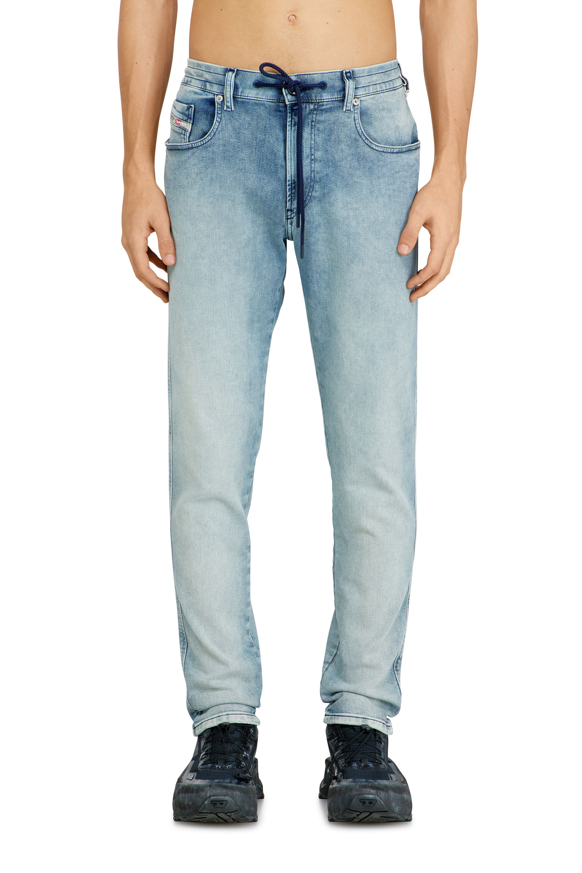 Diesel - Slim 2062 D-Strukt Joggjeans&reg; 068UB Uomo, Blu Chiaro - Image 1