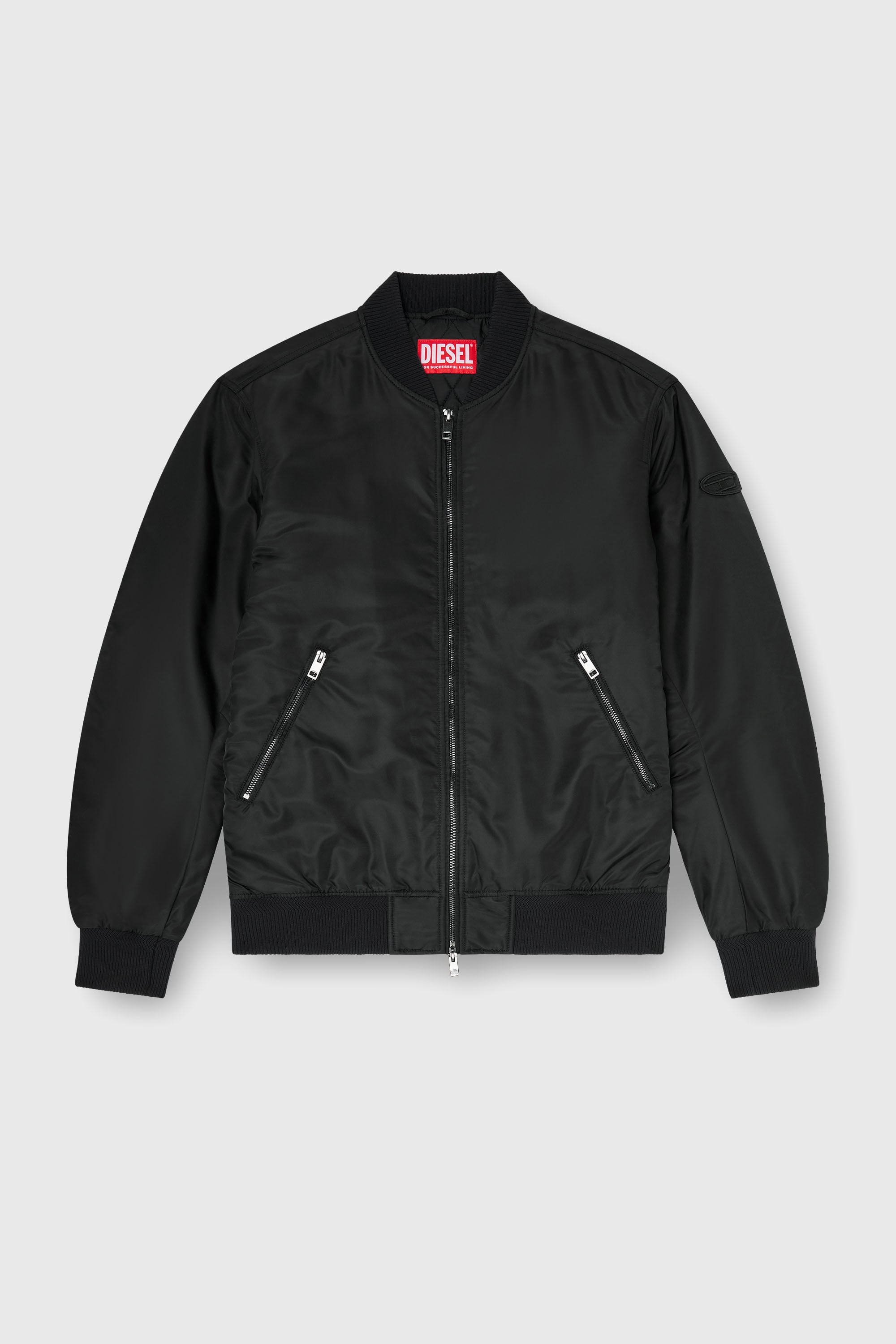 Diesel - J-ROSS-T92, Bomber in nylon Uomo in Nero - 2