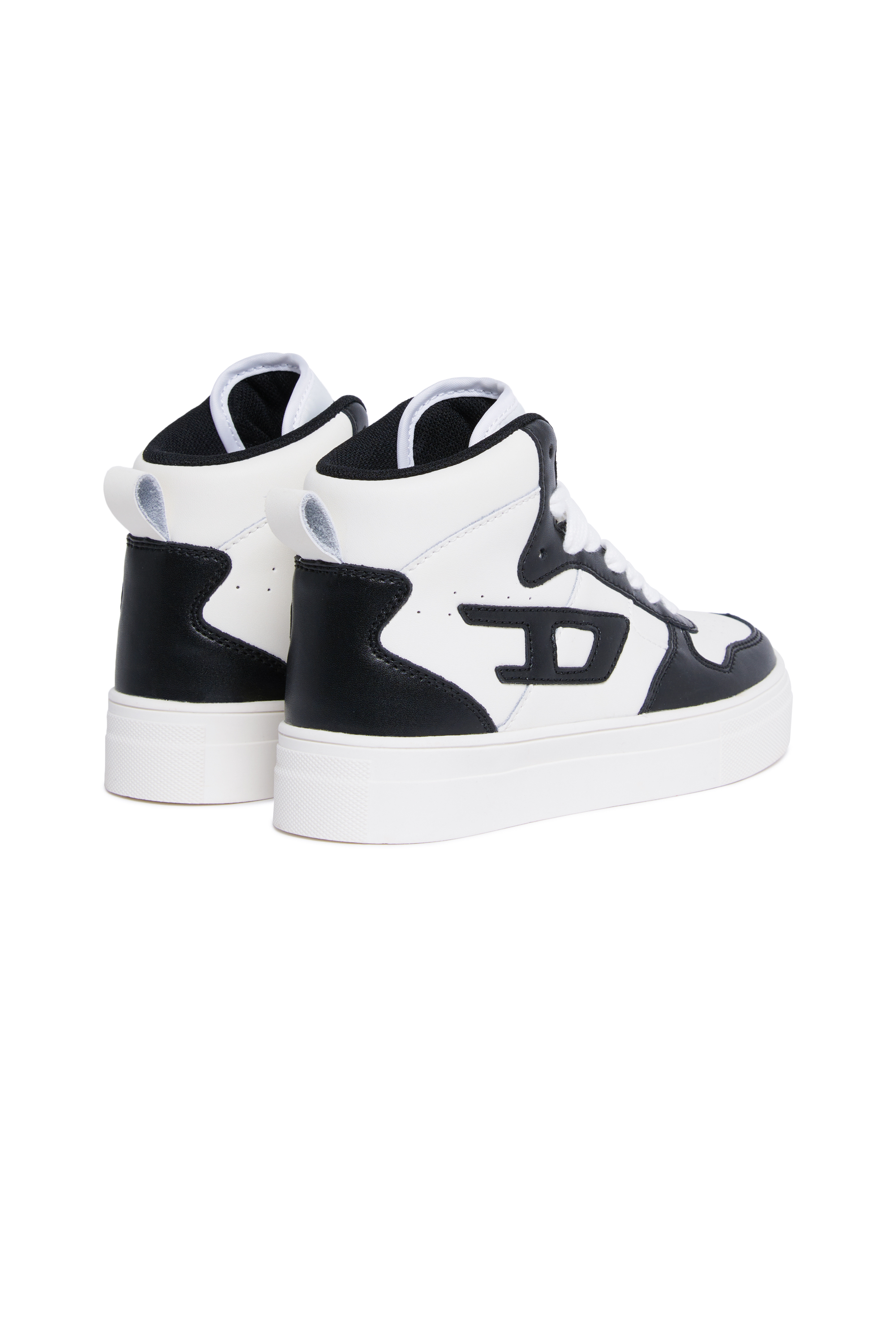 Diesel - S-UKIYO MID 2.0., Sneaker alte in pelle traforata Unisex in Multicolor - 4