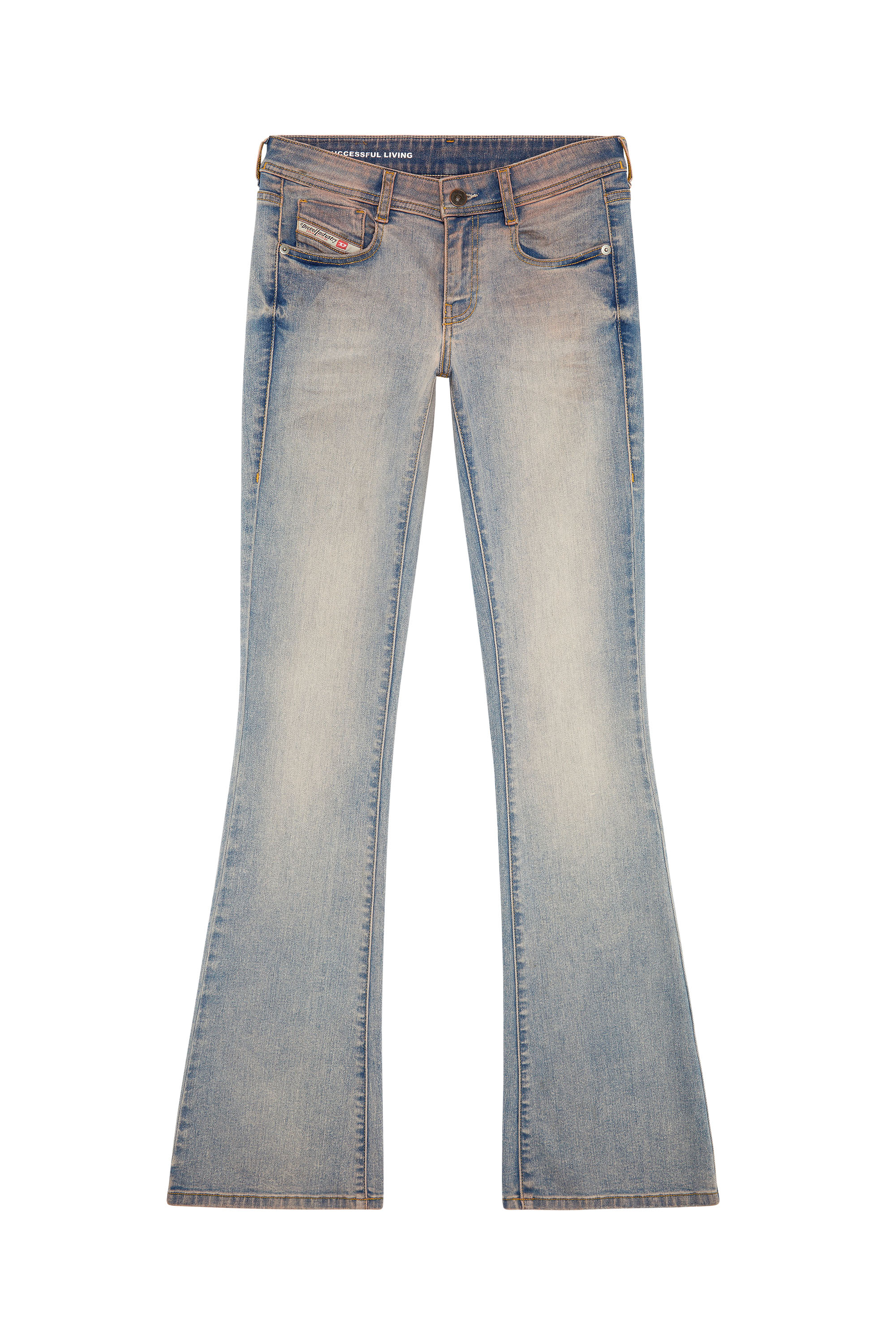 Diesel - Bootcut Jeans 1969 D-Ebbey 0PFAT Donna, Blu Chiaro - Image 2