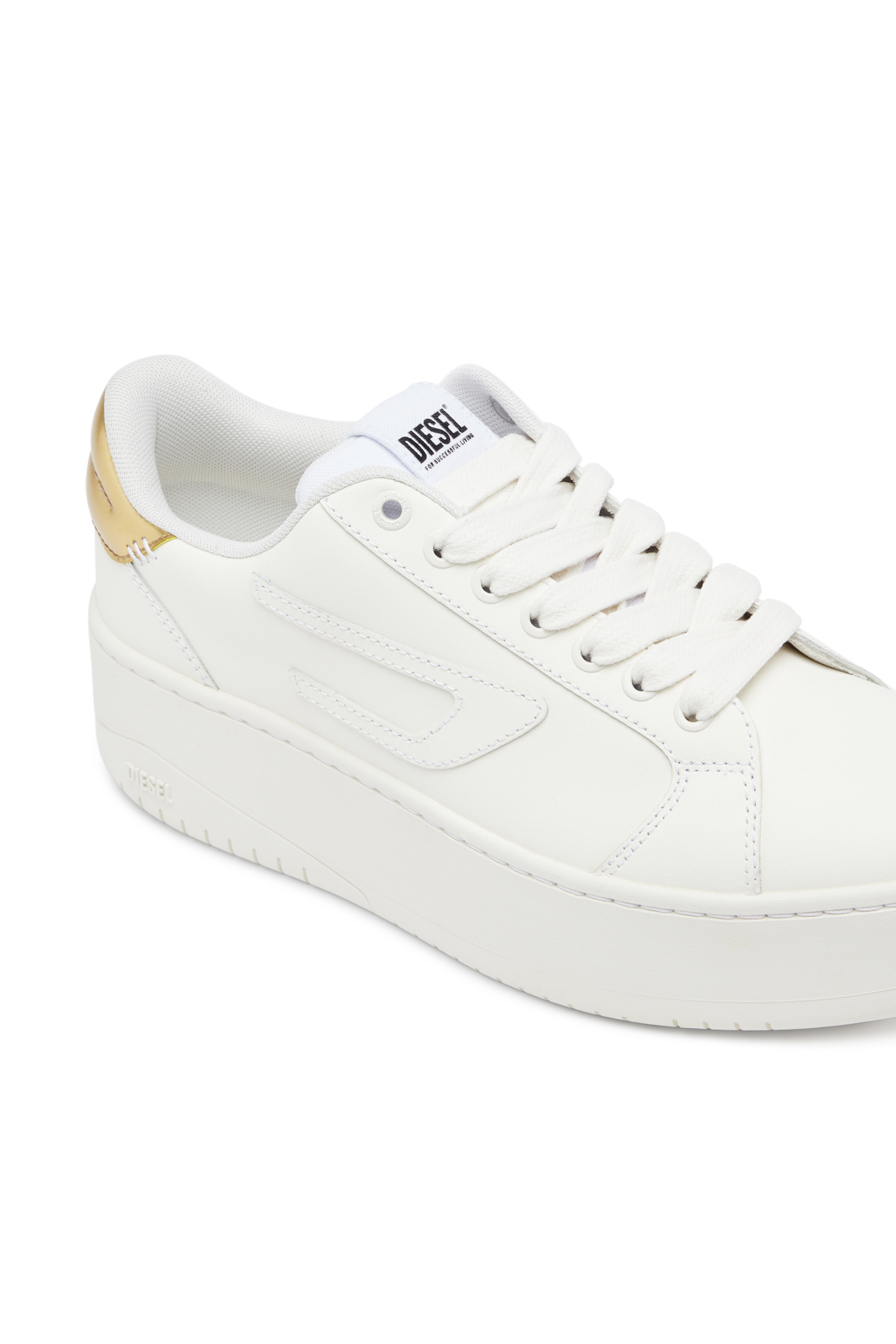 Diesel - S-ATHENE BOLD W, S-Athene Bold-Sneaker low-top con suola flatform Donna in Oro - 6