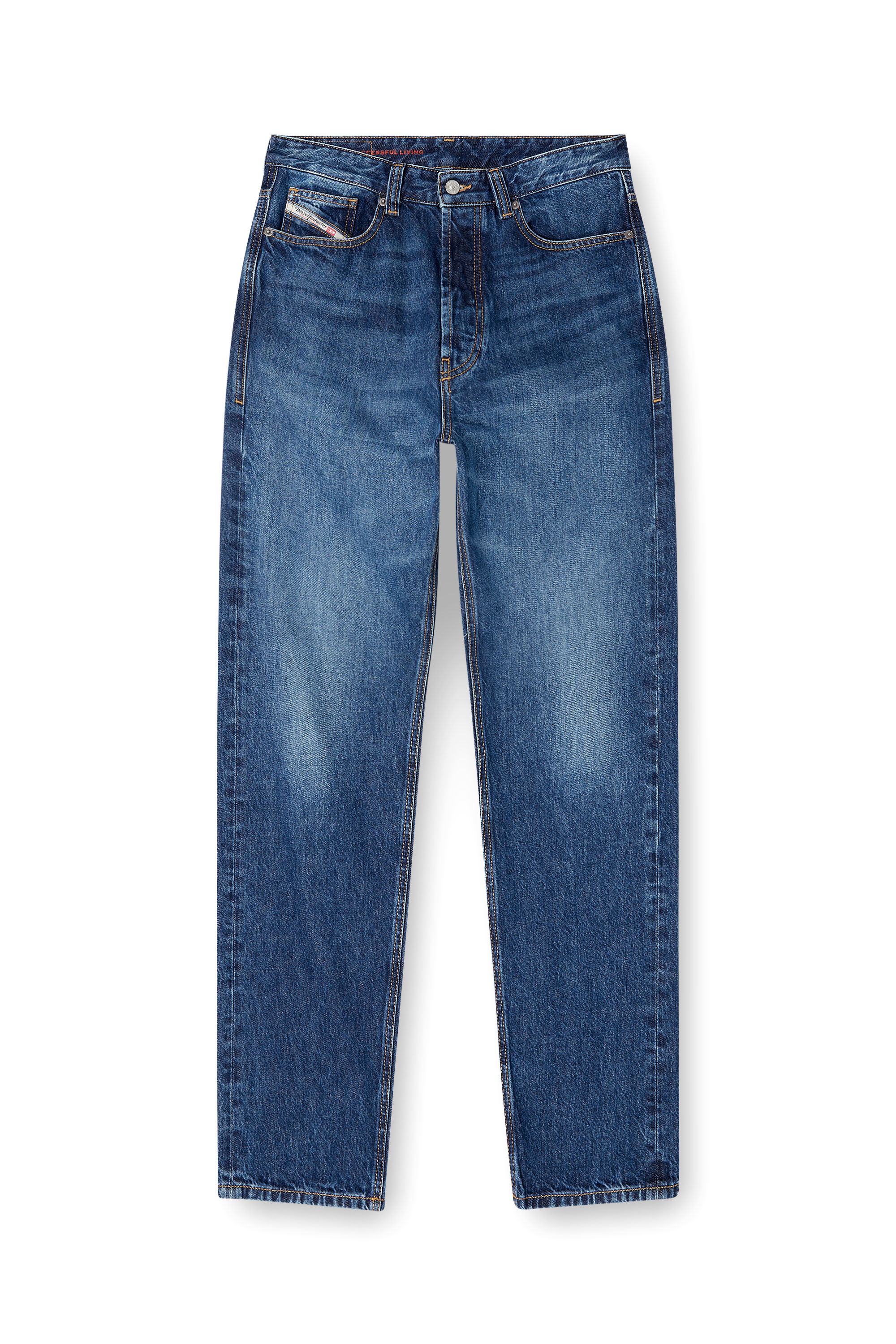 Diesel - Regular Jeans 2024 D-Macs 09I27 Uomo, Blu medio - Image 3