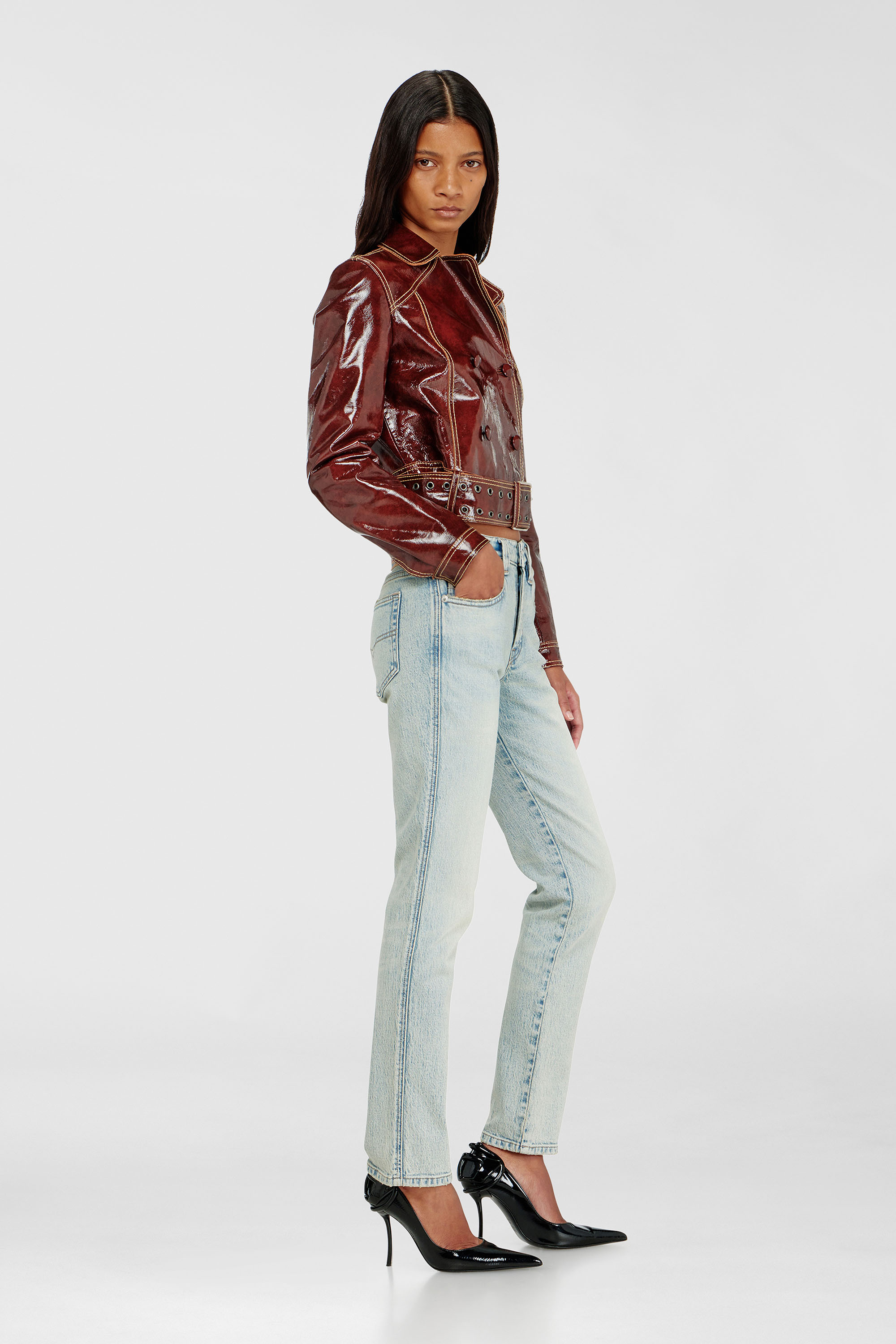 Diesel - Slim Jeans 1992 D-Jiann 0KBBK Donna, Blu Chiaro - Image 1