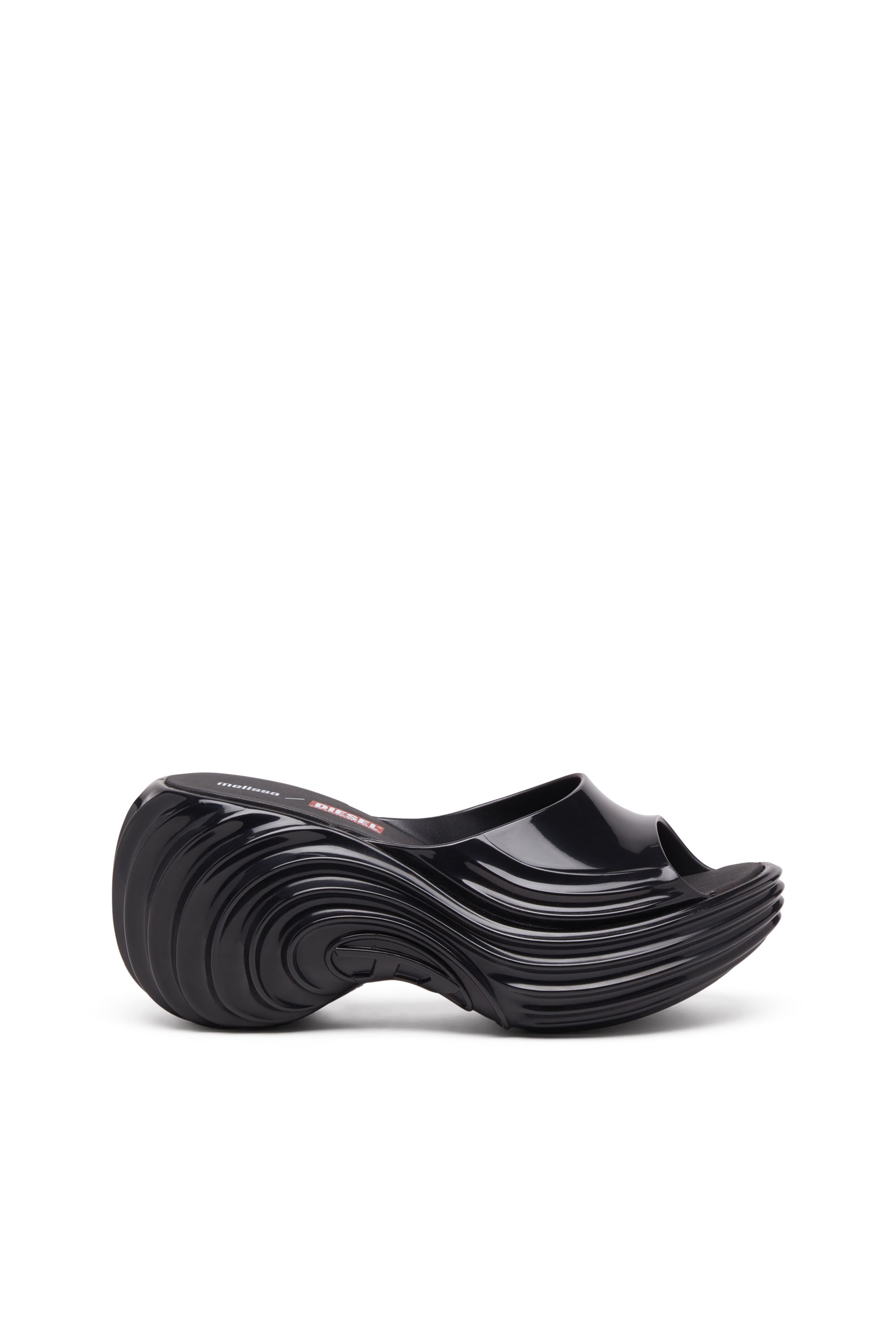 Diesel - MELISSA QUANTUM PLATFORM, Mule platform in Melflex&reg; Donna in Nero - 1