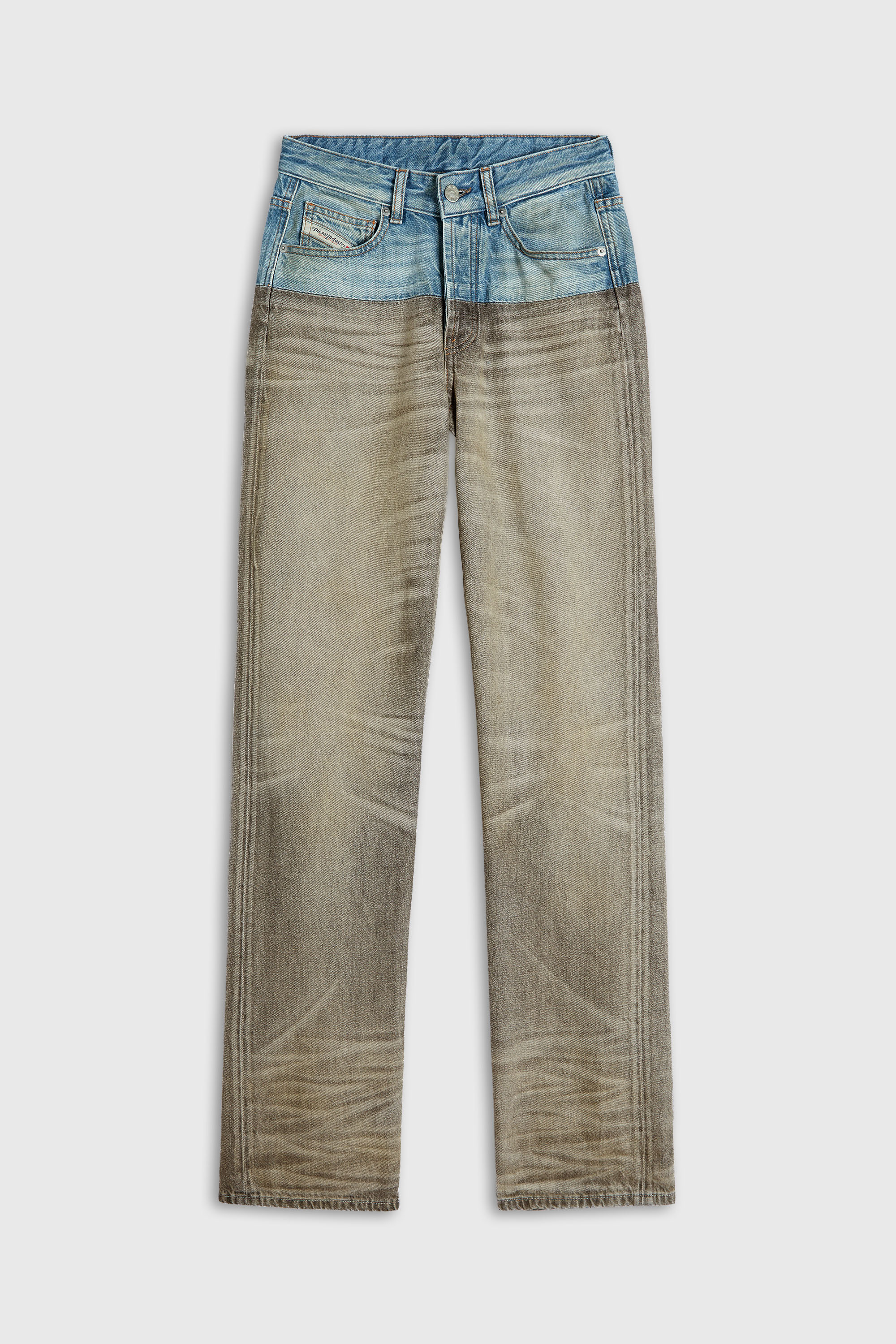 Diesel - Regular Jeans D-Sie 0ADDX Donna, Grigio/Blu - Image 2