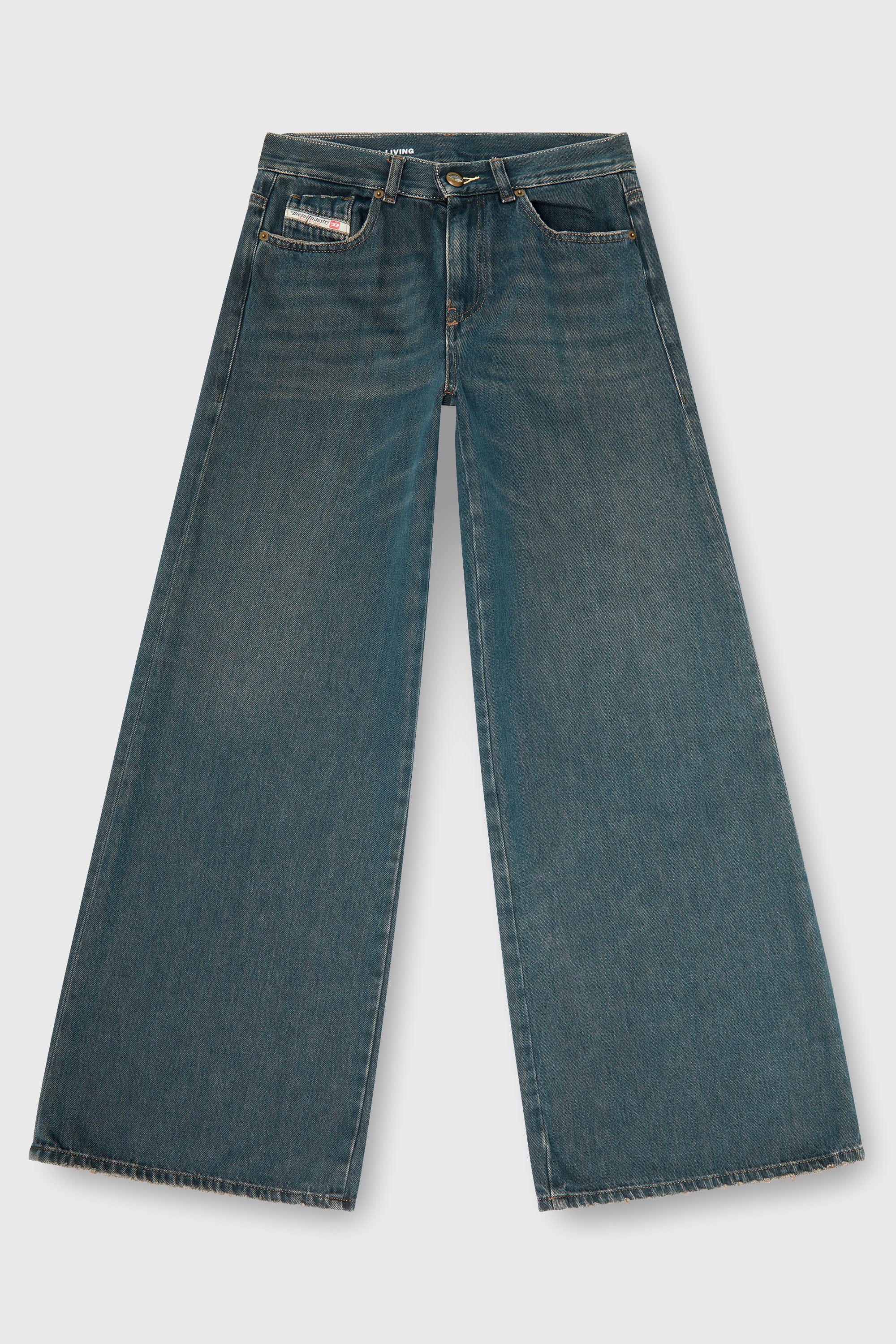 Diesel - Flare Jeans 1978 D-Akemi 09P83 Donna, Blu Scuro - Image 2