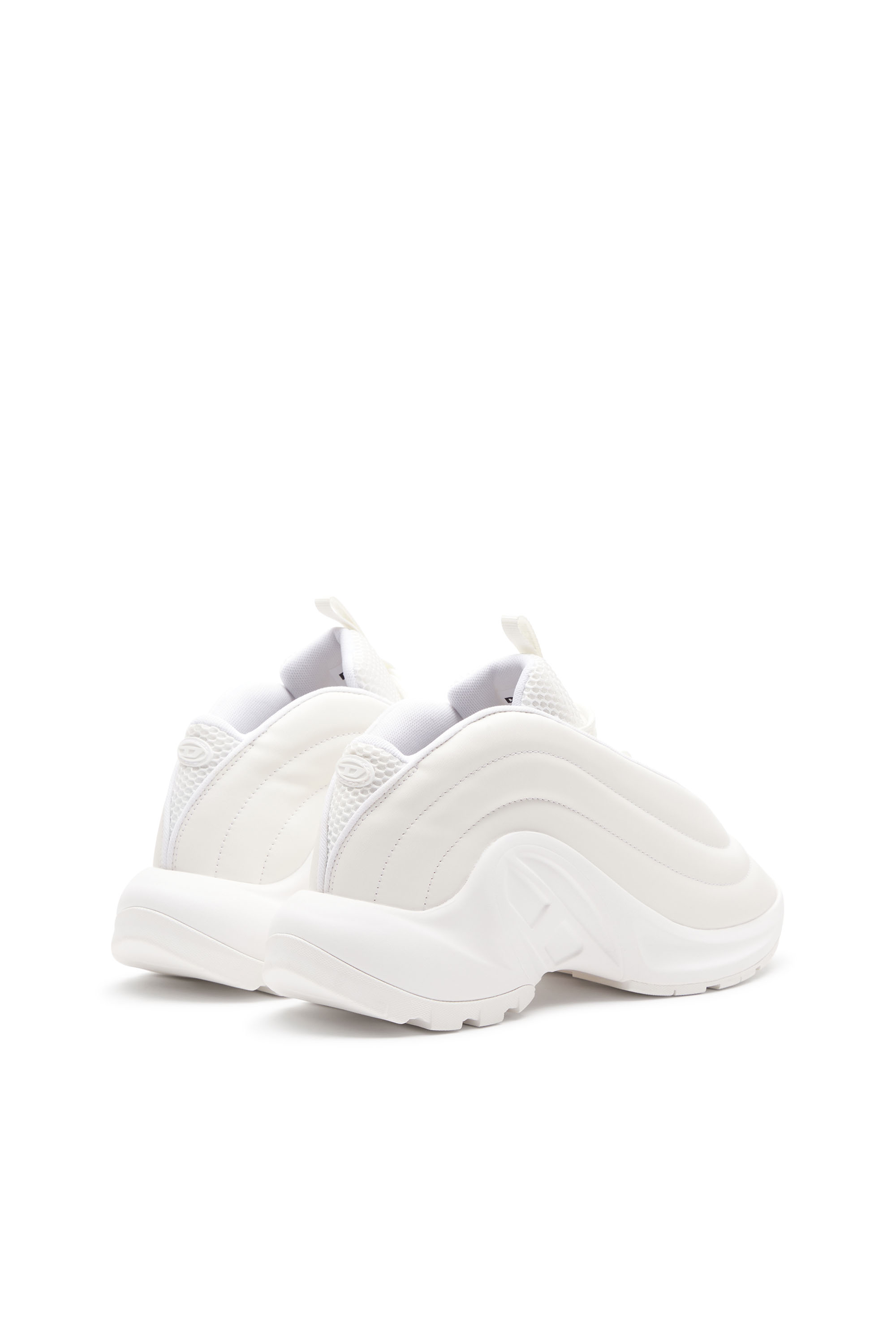Diesel - S-D-RUNNER X, S-D-Runner X-Sneaker slip-on con fondo Oval D opaco Unisex in Bianco - 3