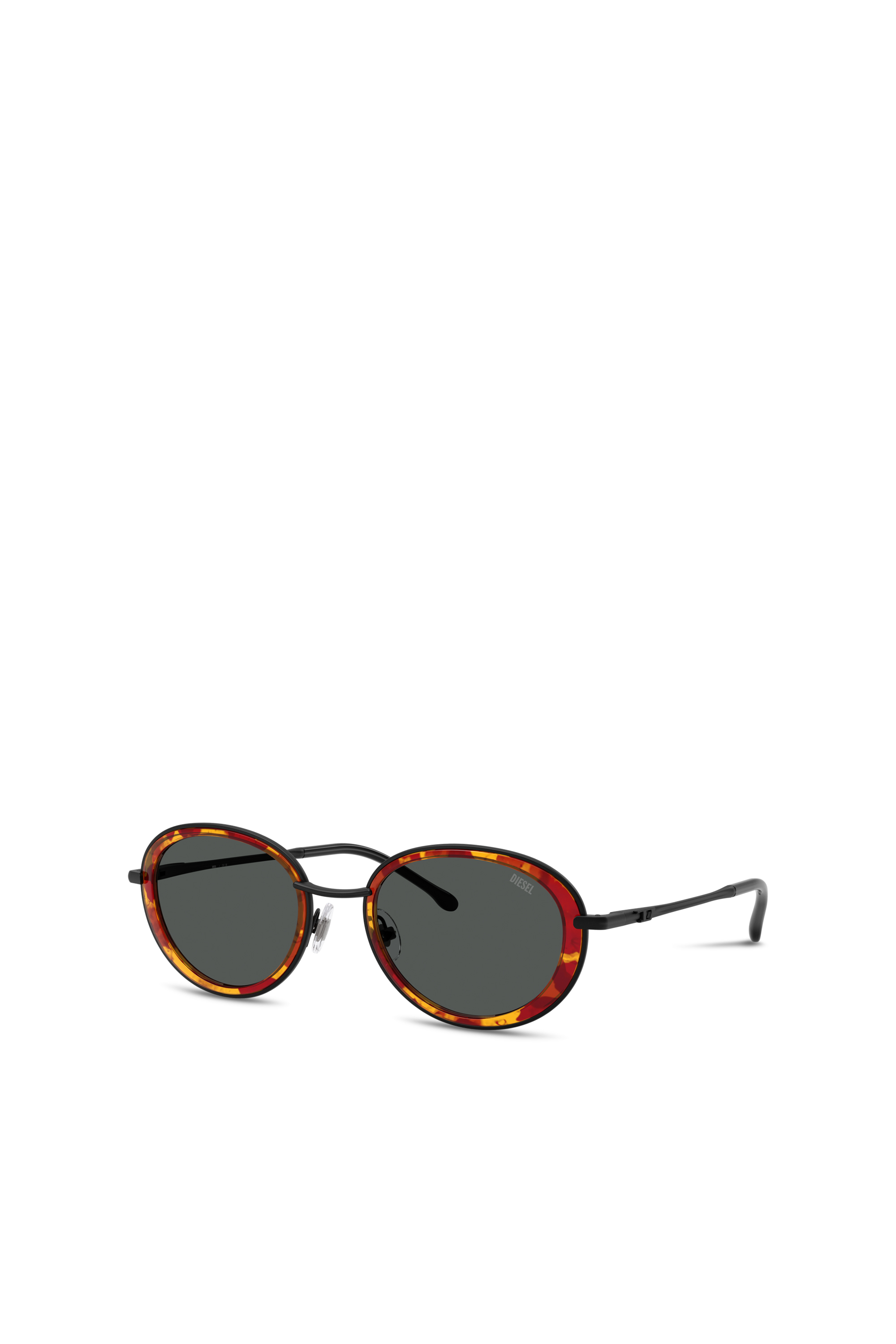Diesel - 0DL1018, Occhiali da sole ovali Unisex in Nero - 1