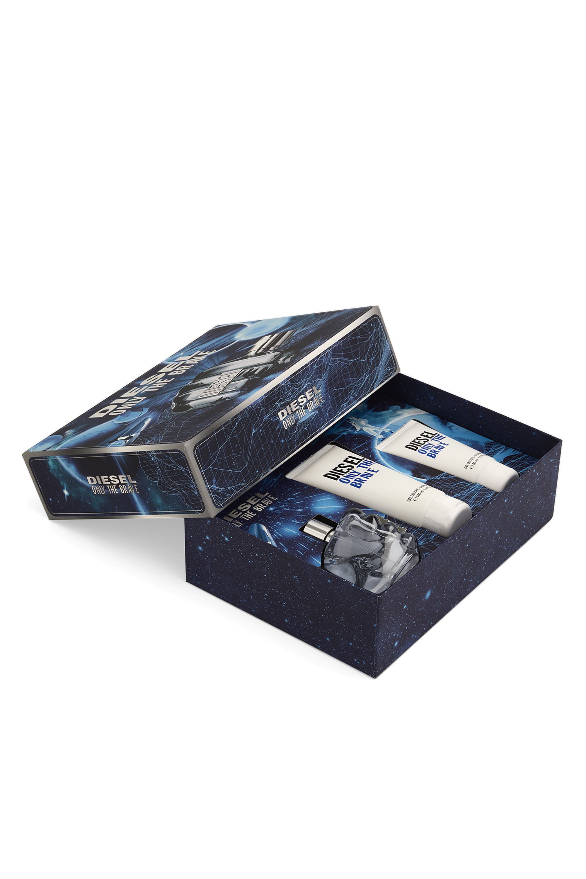 Diesel - ONLY THE BRAVE 75ML GIFT SET, Set regalo ONLY THE BRAVE Uomo in Blu - 2
