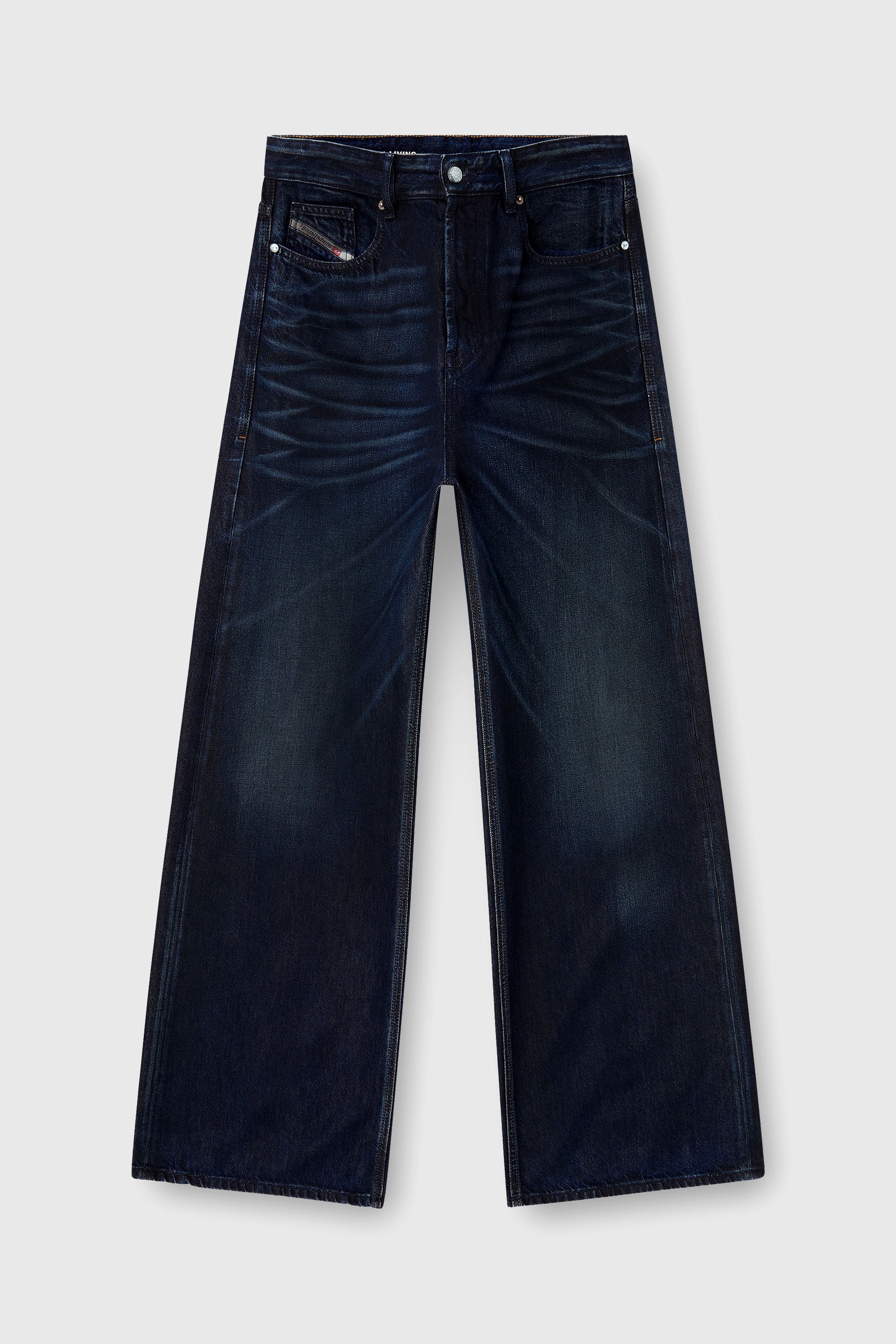 Diesel - Relaxed Jeans D-Rise 09N21 Uomo, Blu Scuro - Image 2