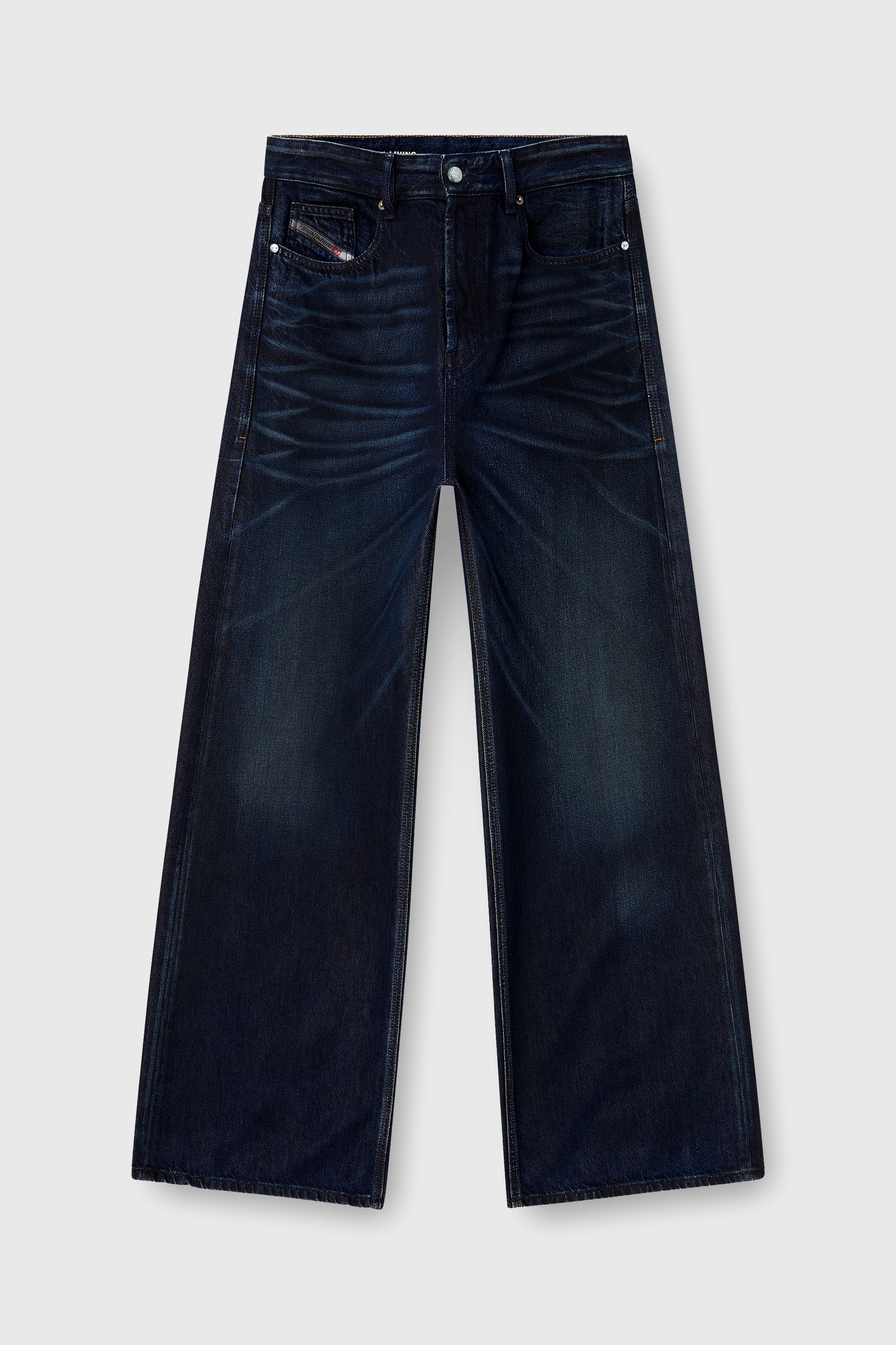 Diesel - Relaxed Jeans D-Rise 09N21 Uomo, Blu Scuro - Image 4