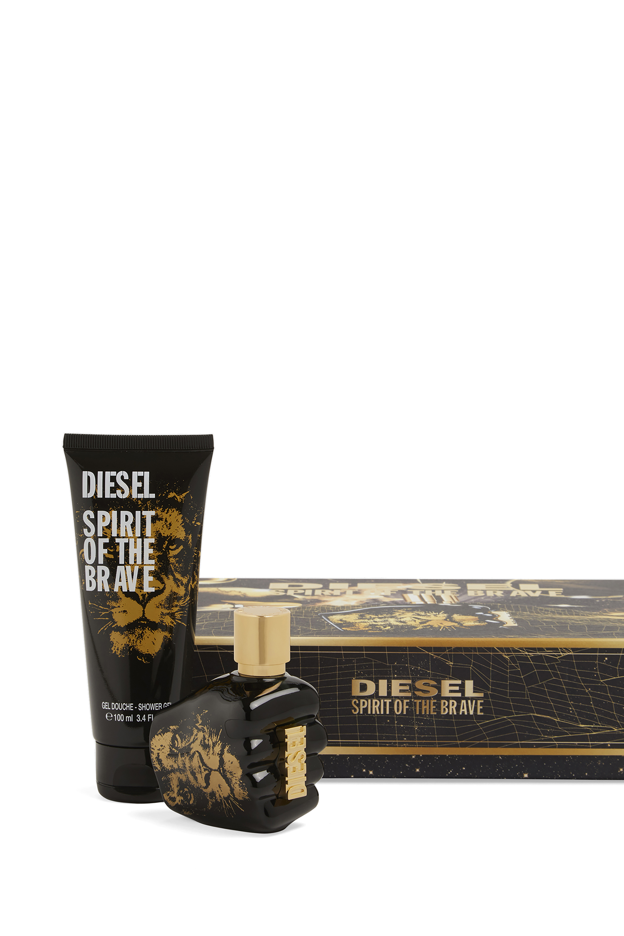 Diesel - SPIRIT OF THE BRAVE 50ML GIFT SET, Set regalo SPIRIT OF THE BRAVE Uomo in Nero - 1