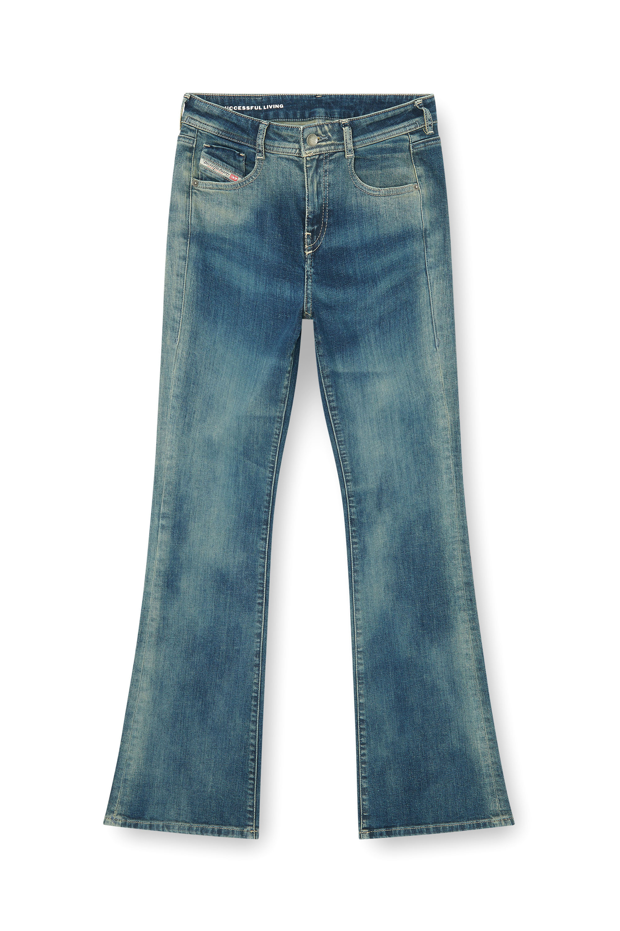 Diesel - Bootcut Jeans 1969 D-Ebbey 09P41 Donna, Blu medio - Image 6