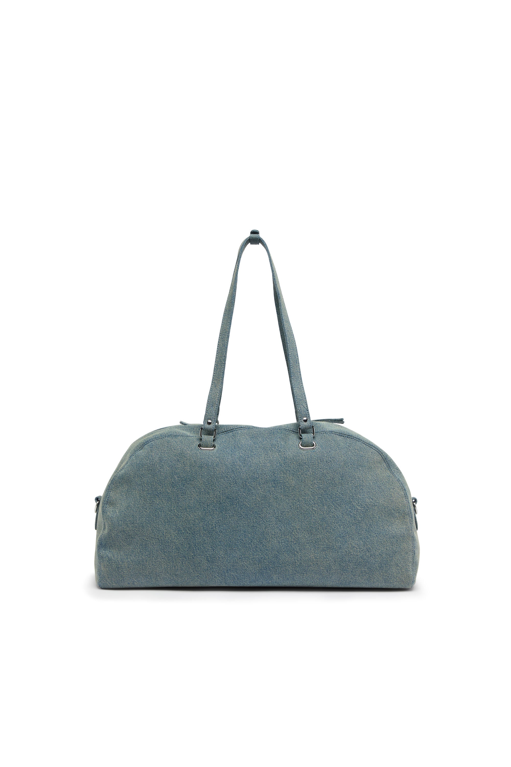 Diesel - 1DR DOME SOFT DUFFLE XL, 1DR Dome-Borsa duffle in denim con logo Oval D Unisex in Blu - 3
