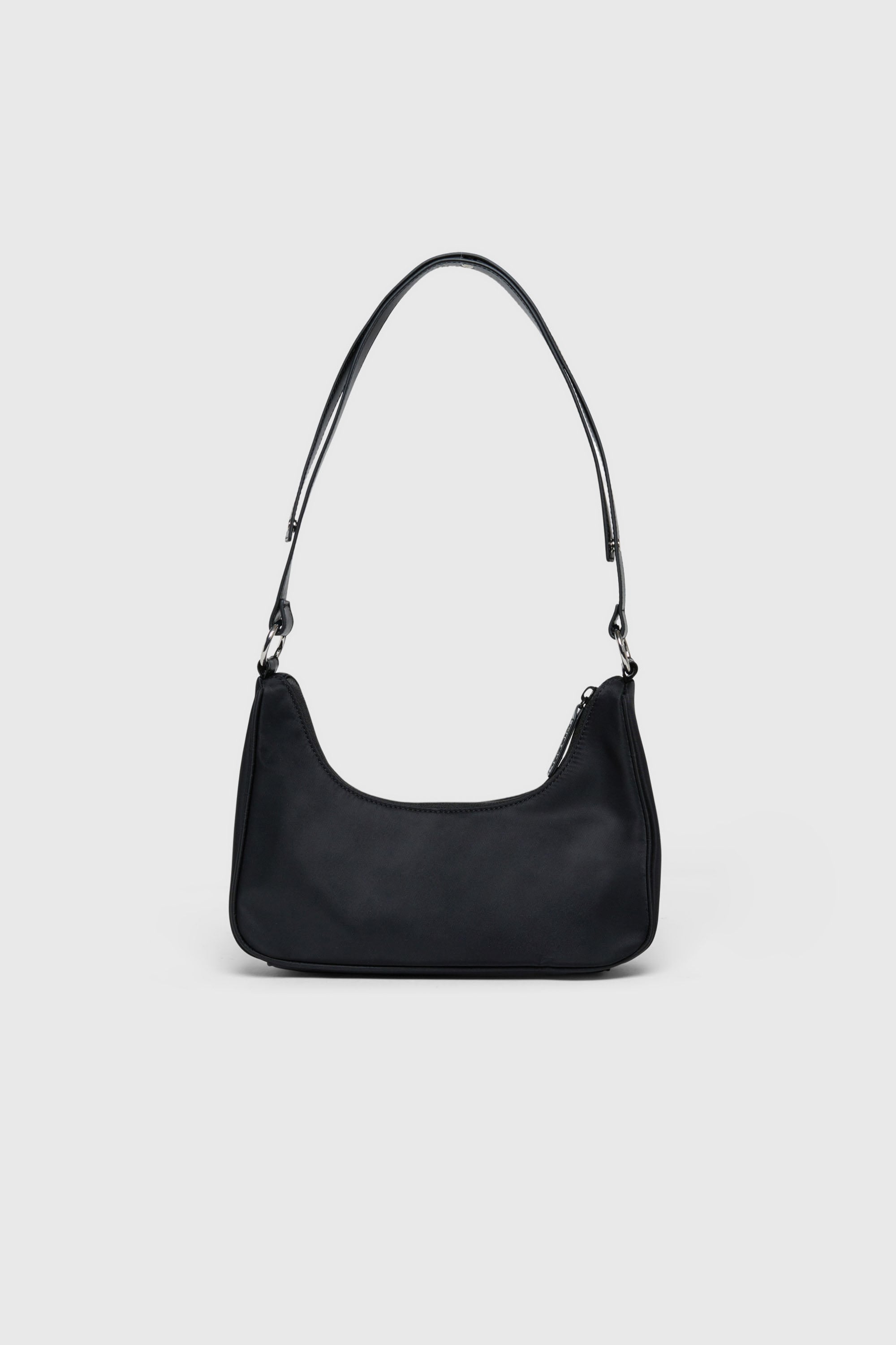 Diesel - WUNSY, WUNSY - Borsa a spalla in nylon con logo Oval D Donna in Nero - 2