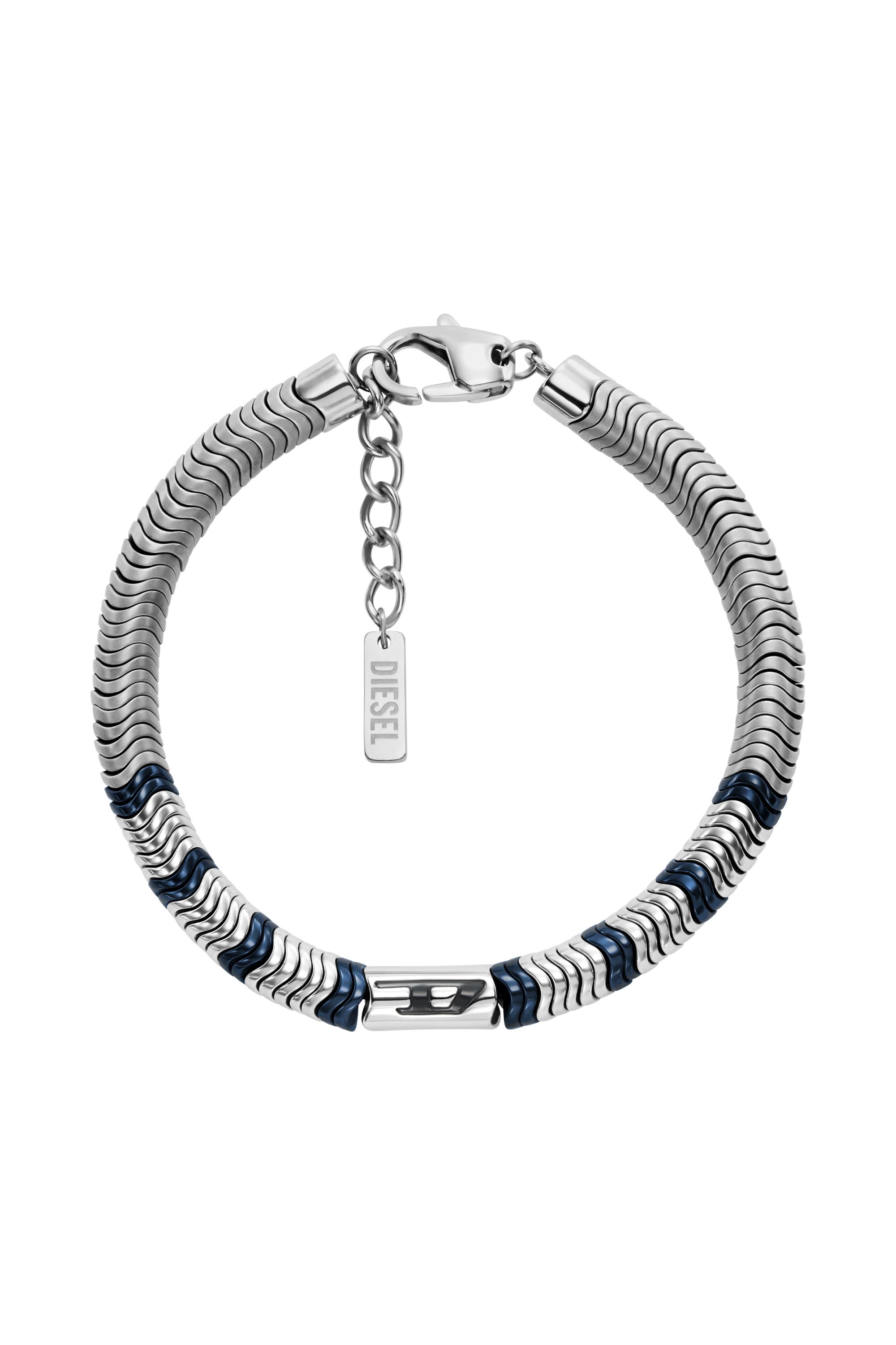 Diesel - DX1572931 JEWEL, Bracciale di perline in ematite Unisex in Argento - 1