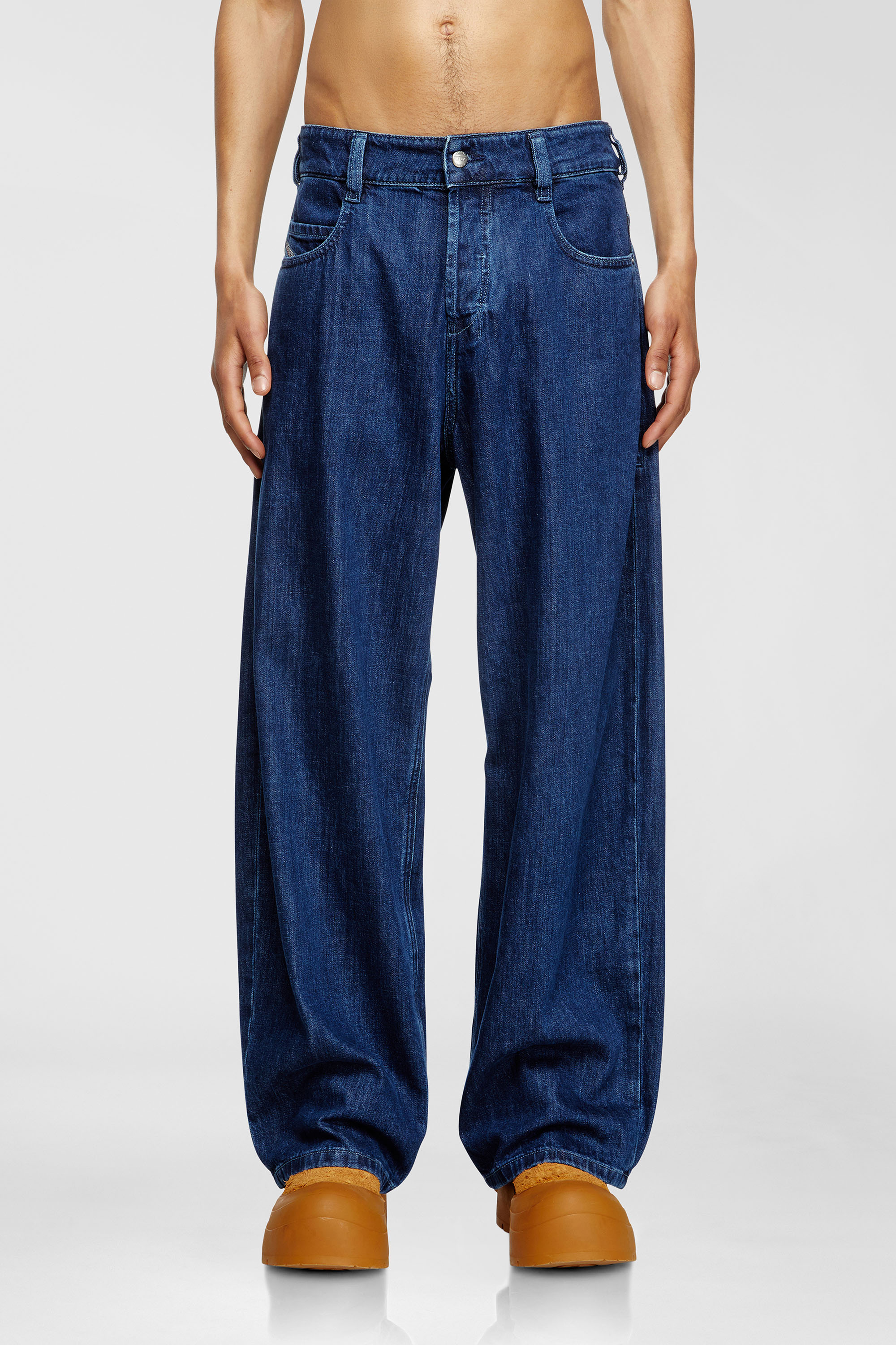 Diesel - Relaxed Jeans 1997 D-Enim-M 0DBDX Unisex, Blu Scuro - Image 1