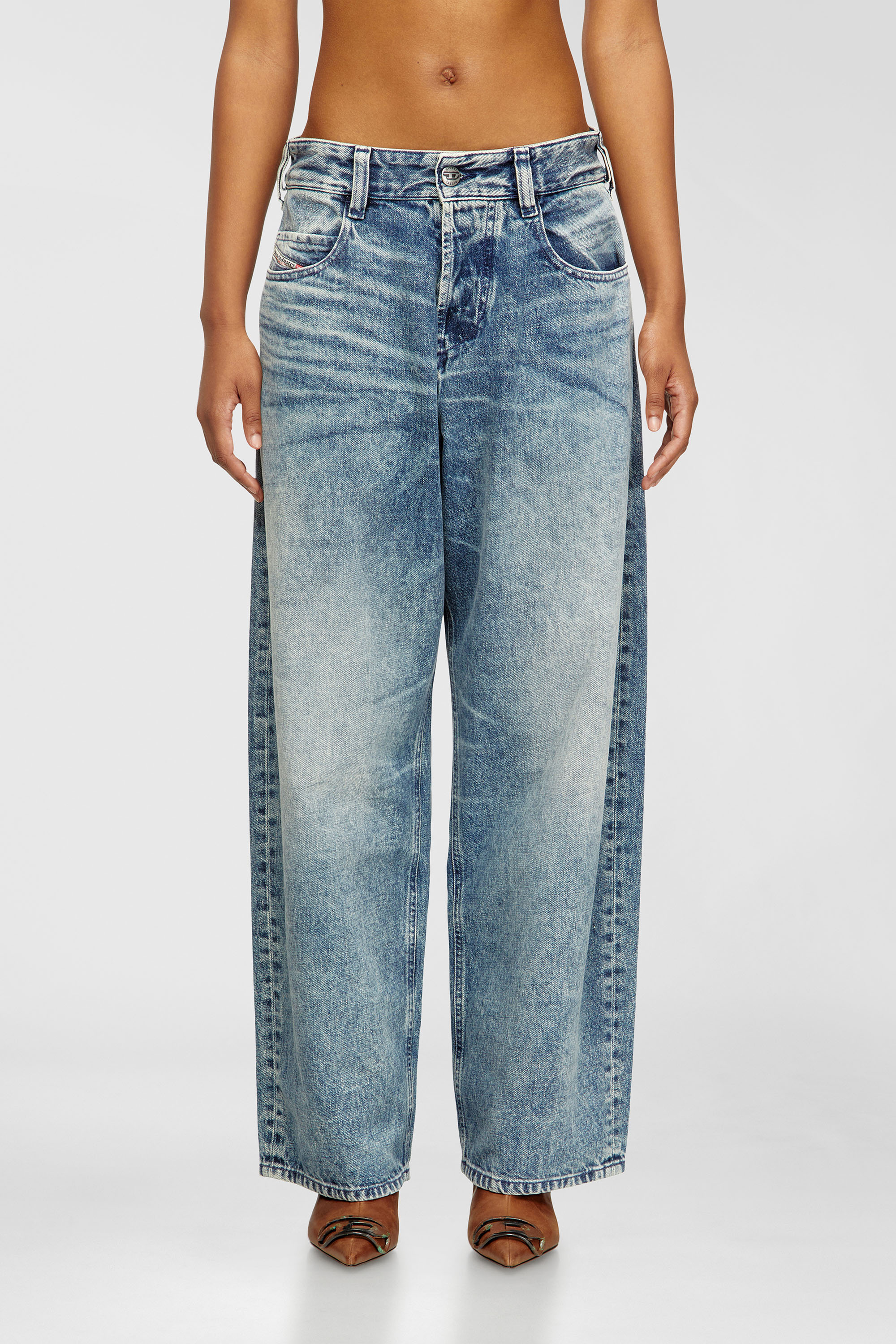 Diesel - Relaxed Jeans 1997 D-Enim 007DA Unisex, Blu Chiaro - Image 4
