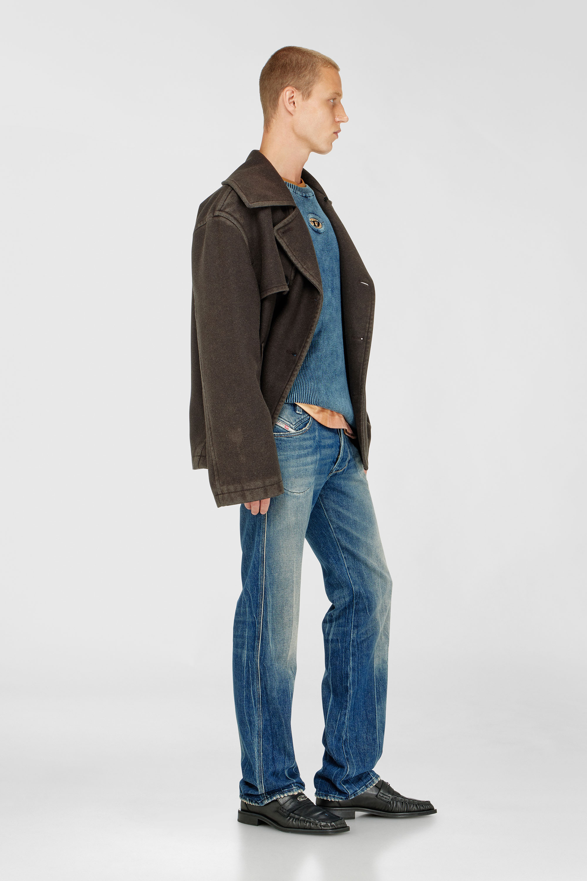 Diesel - Regular Jeans 1985 Larkee 09Q27 Uomo, Blu medio - Image 2