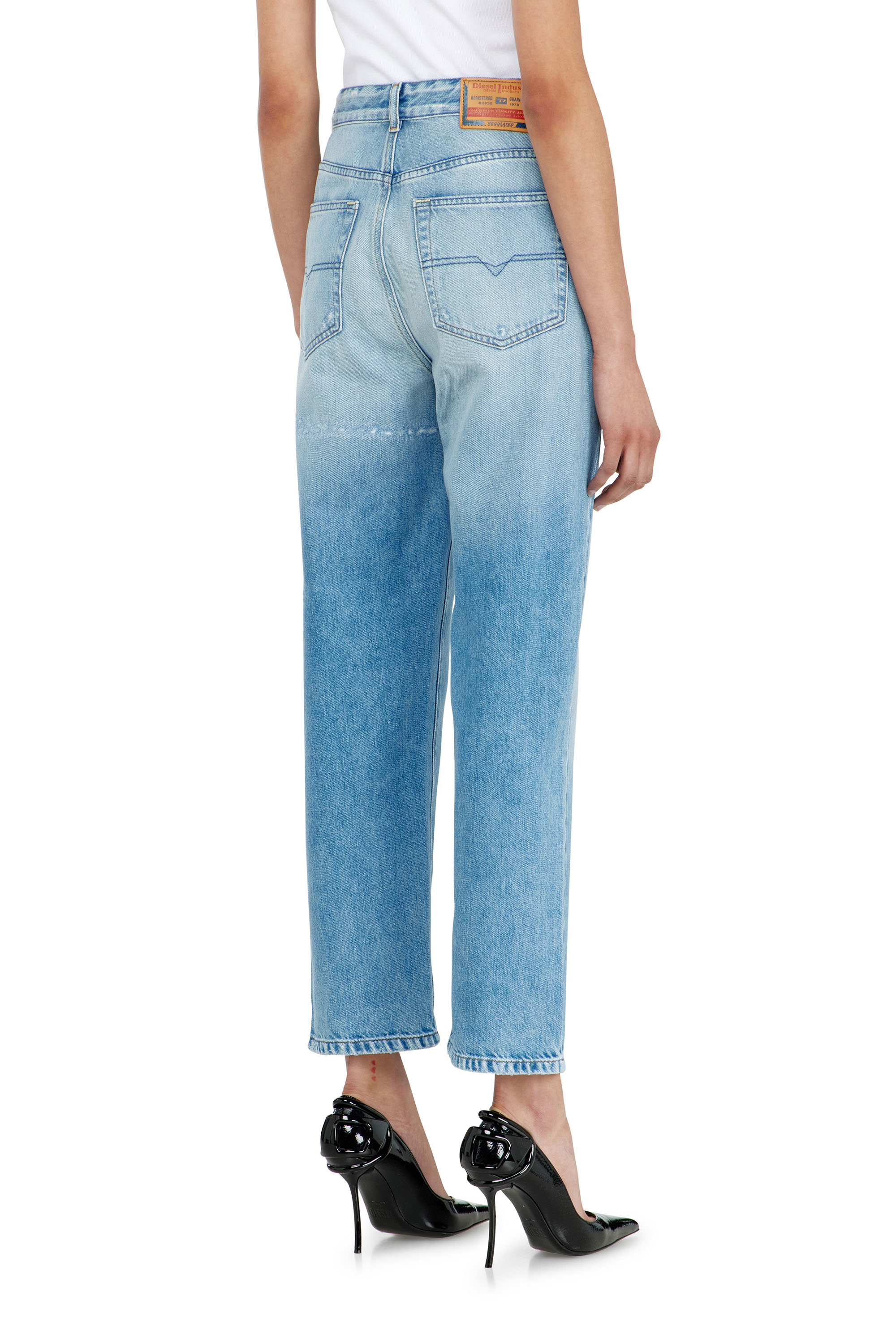 Diesel - Regular Jeans 1981 D-Went 09P49 Donna, Blu Chiaro - Image 5