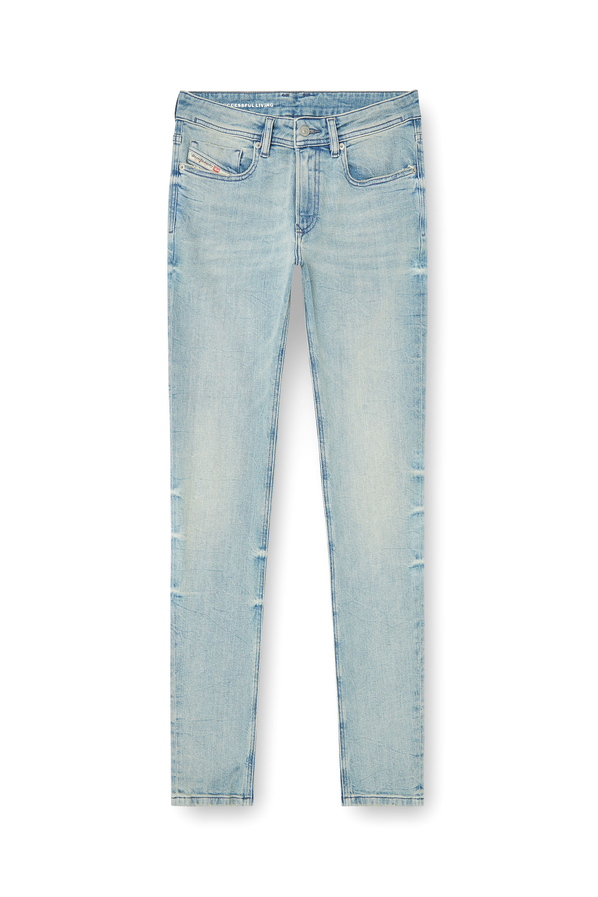Diesel - Skinny Jeans 1979 Sleenker 0KBBF Uomo, Blu Chiaro - Image 3