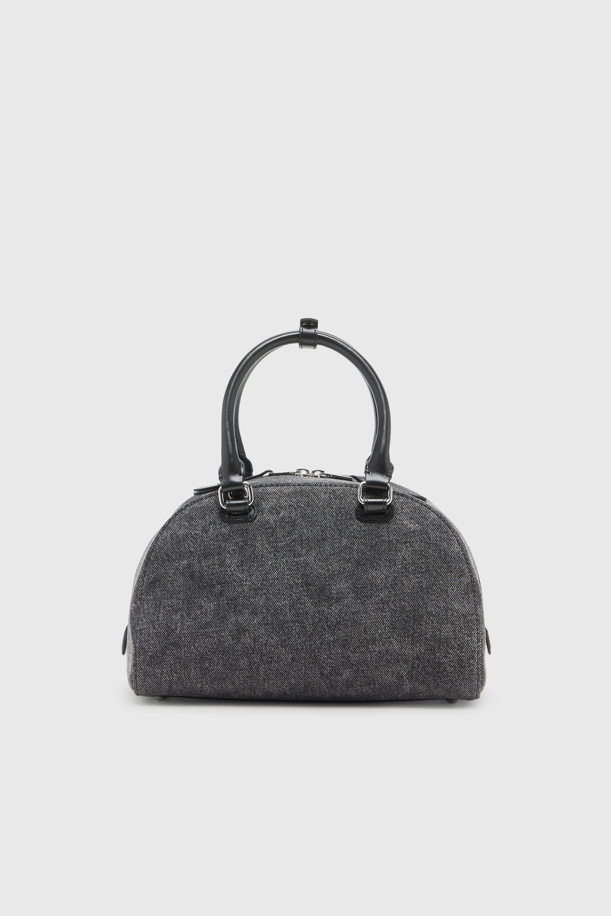 Diesel - 1DR DOME TOP HANDLE, 1DR Dome-Borsa bowling in denim washed Donna in Grigio - 2